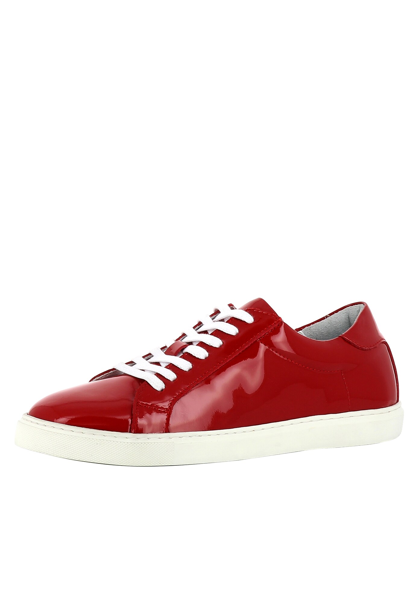 Evita Dames Sneakers Laag Rood Wit evita kopen in de aanbieding