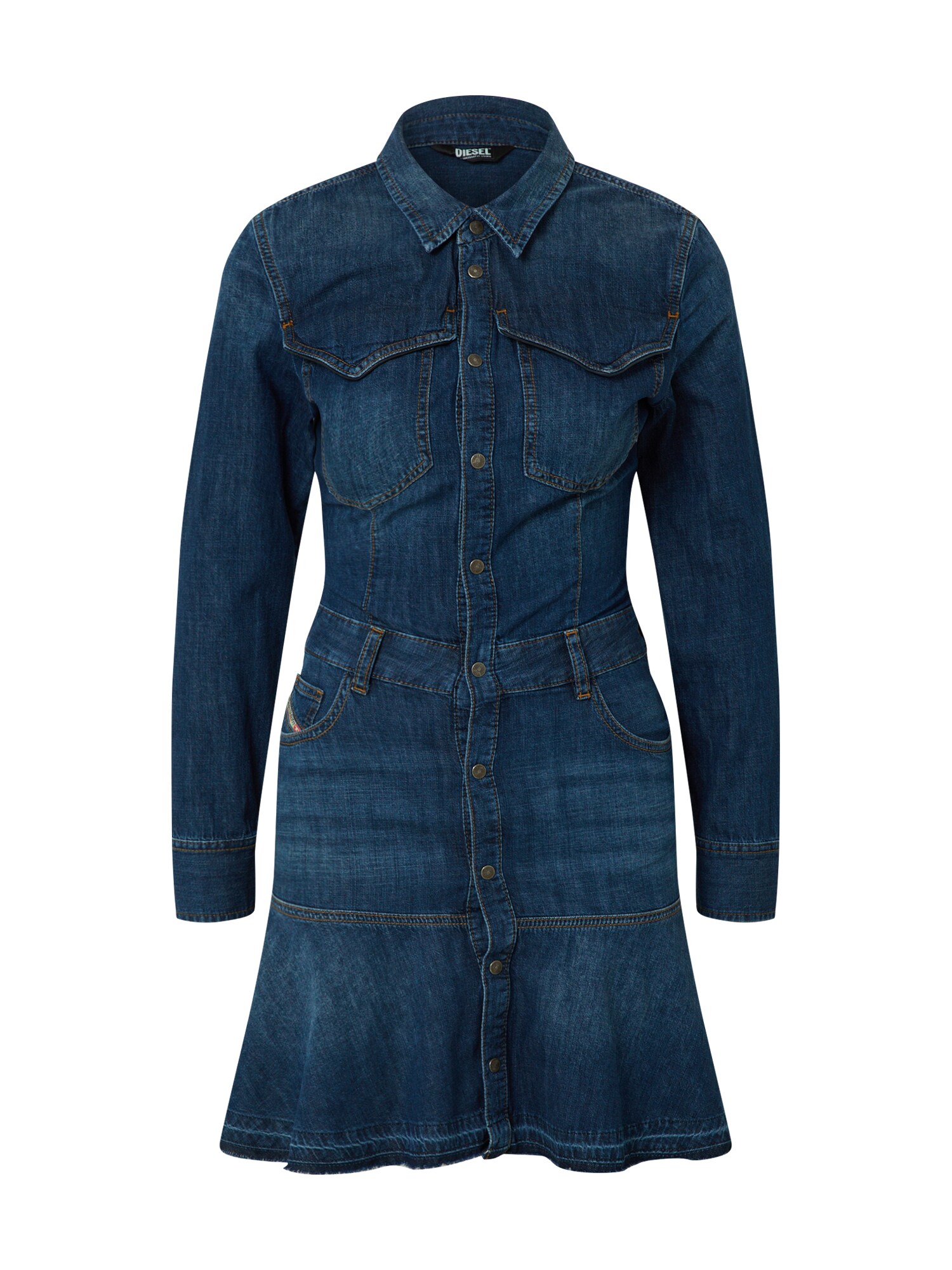DIESEL Palaidinės tipo suknelė 'DE-JOANA'  tamsiai (džinso) mėlyna