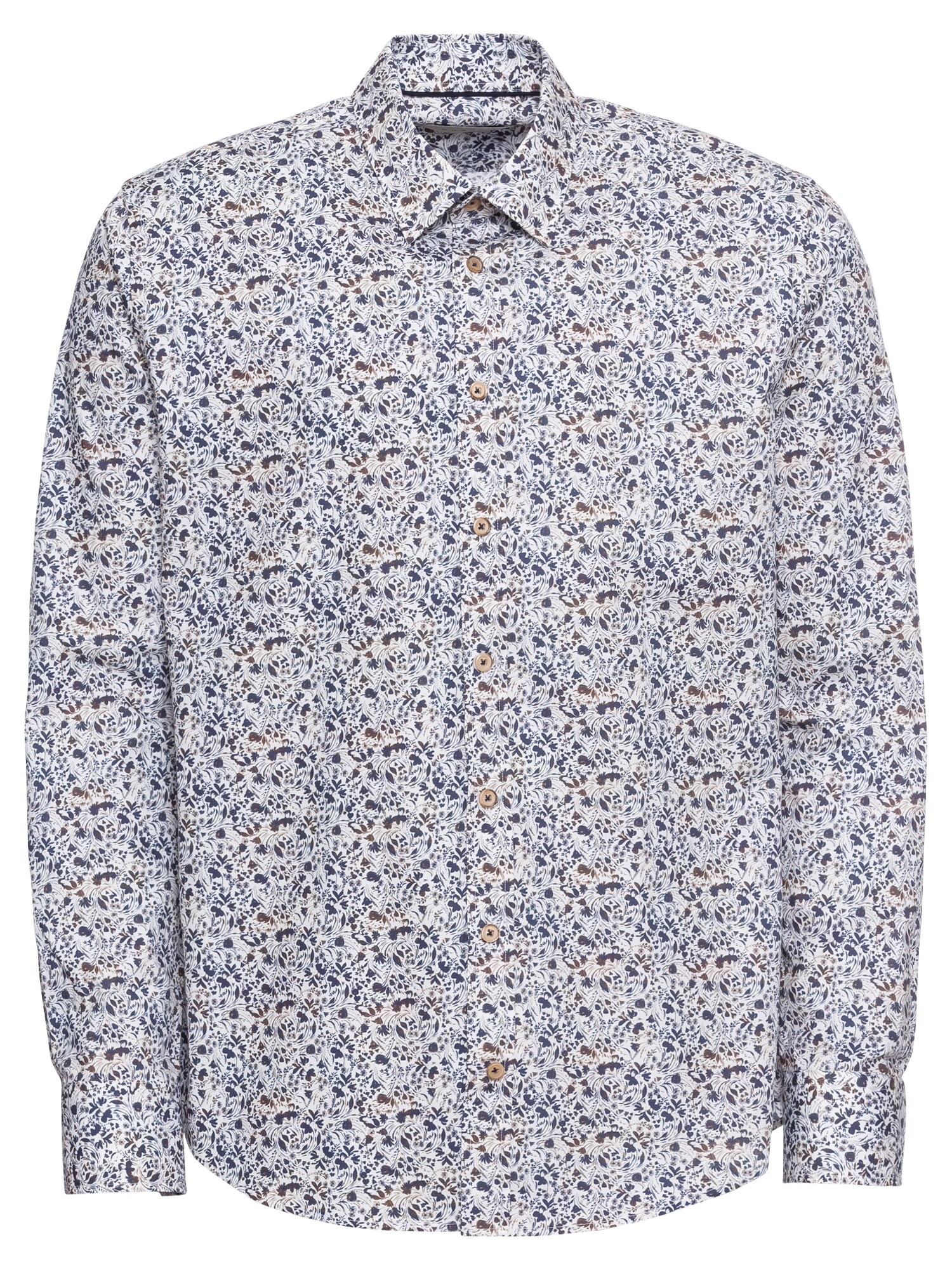 Bugatti Heren Overhemd 9751 Zwart Wit bugatti kopen in de aanbieding