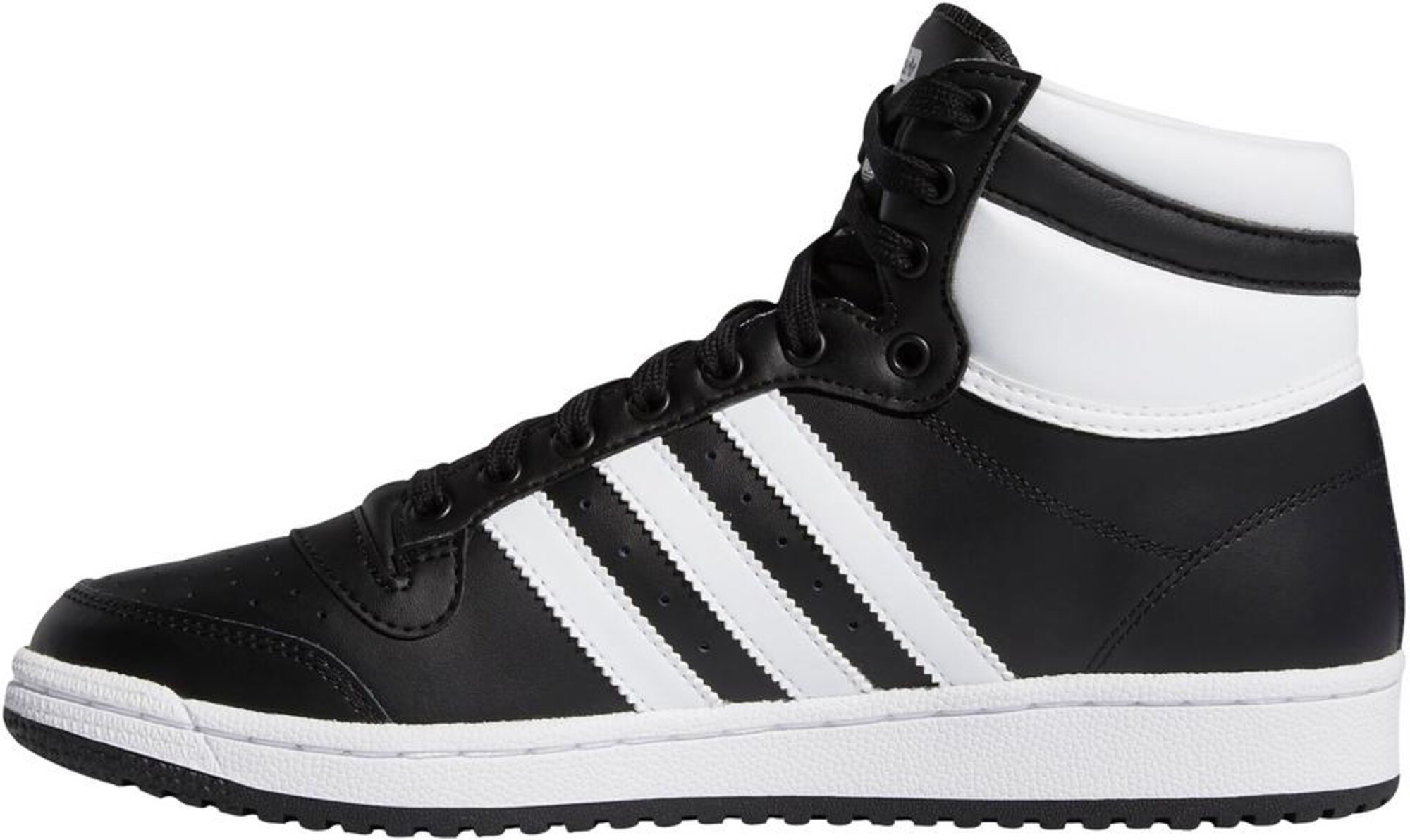 ADIDAS ORIGINALS Sportbačiai su auliuku 'Top Ten'  balta / juoda