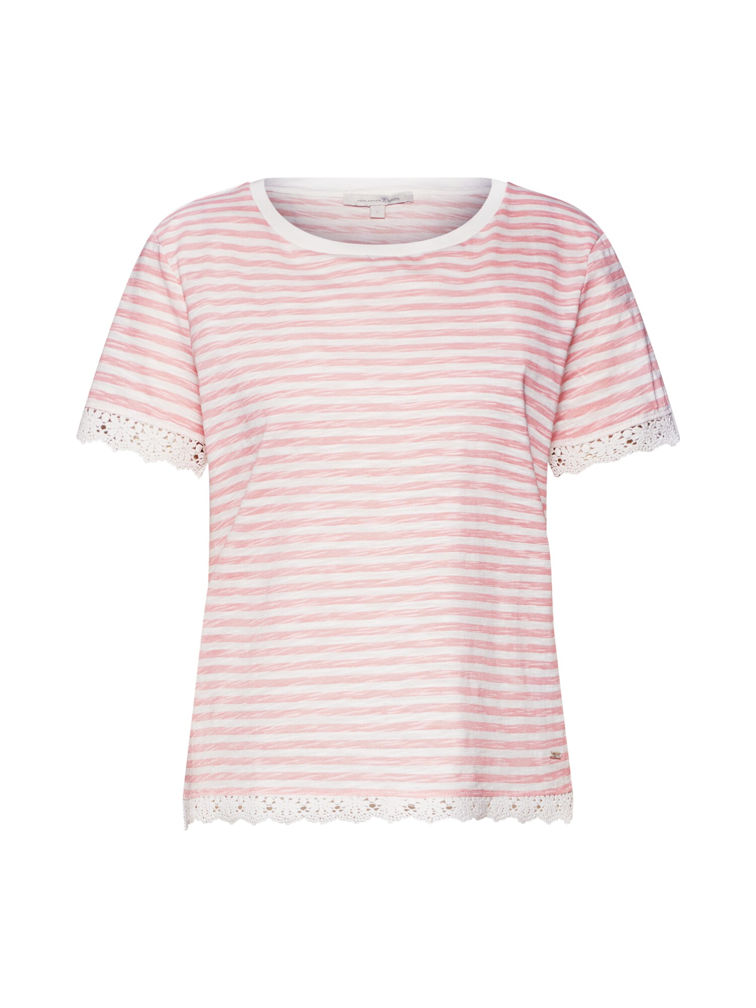 Tom Tailor Denim Dames Shirt Gemengde Kleuren Pink tom tailor denim kopen in de aanbieding