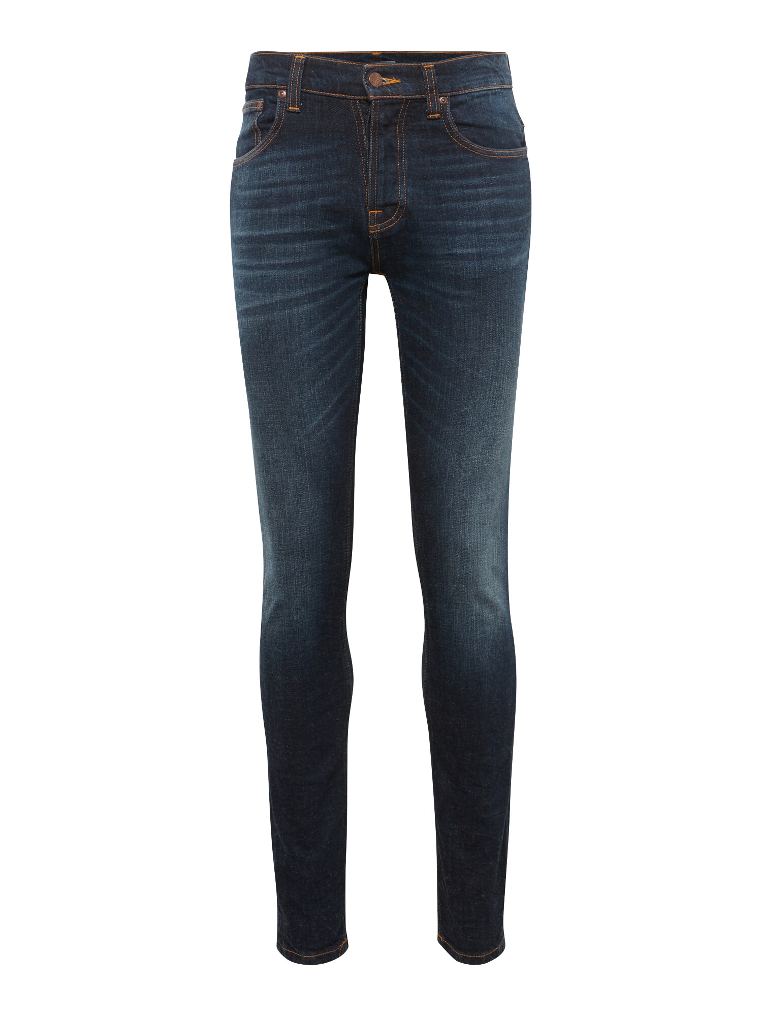 Nudie Jeans Co Heren Grim Tim Blauw Denim nudie jeans co kopen in de aanbieding
