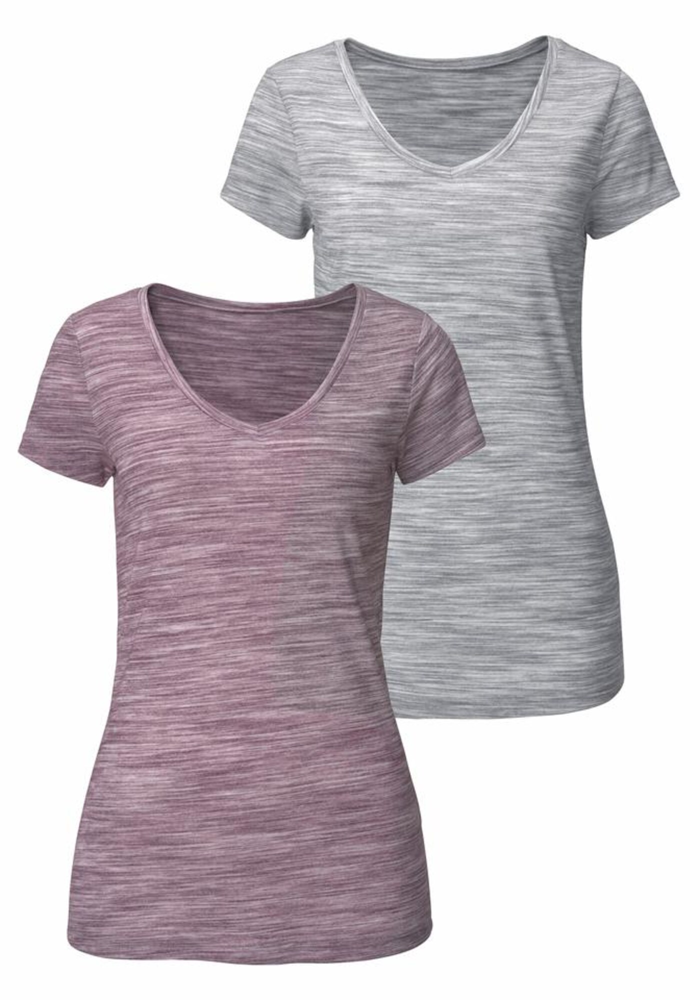 BEACH TIME Marškinėliai  pilka / purpurinė