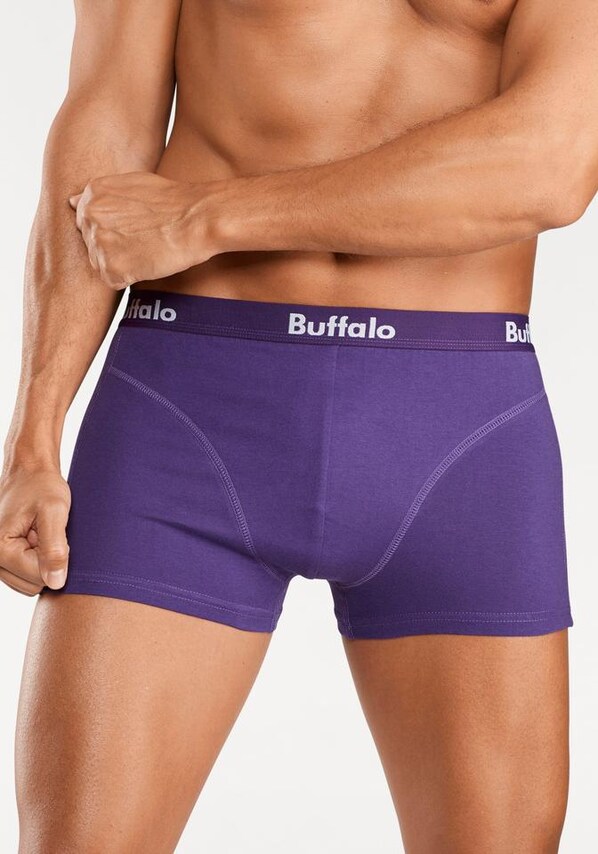 BUFFALO, Boxeralsók, szürke, zöld & lila, 10 kép a 11 közül