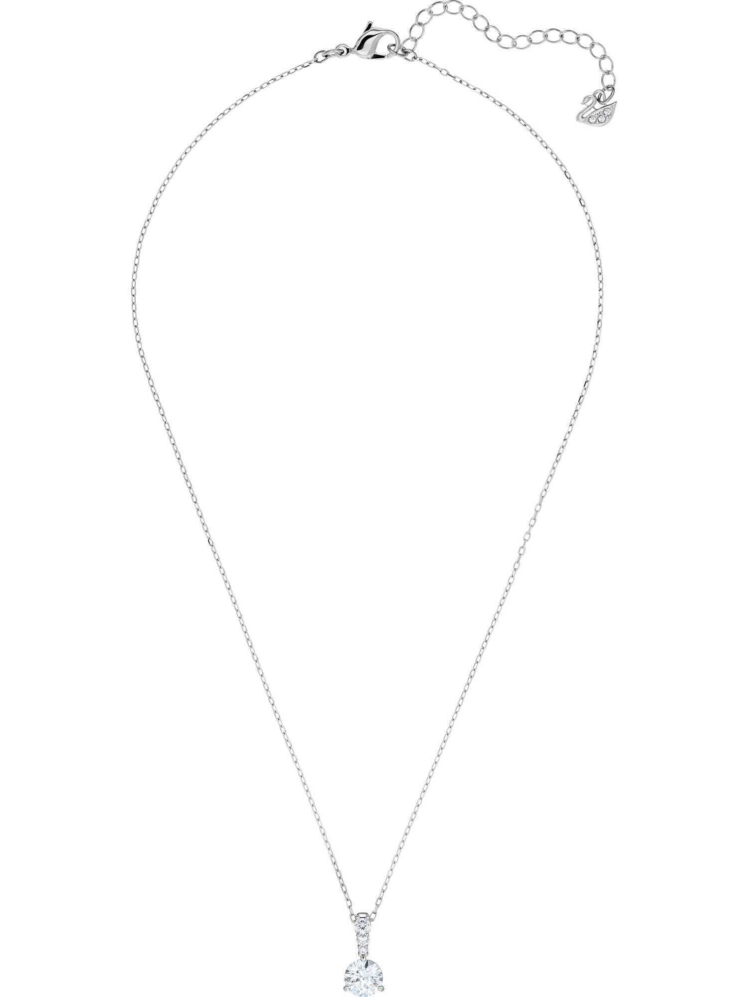 Swarovski Lanțuri Stilla  argintiu / transparent