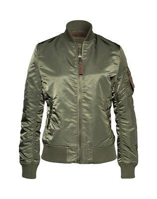 ALPHA INDUSTRIES Chaqueta de entretiempo 'MA-1 VF 59'  verde oscuro