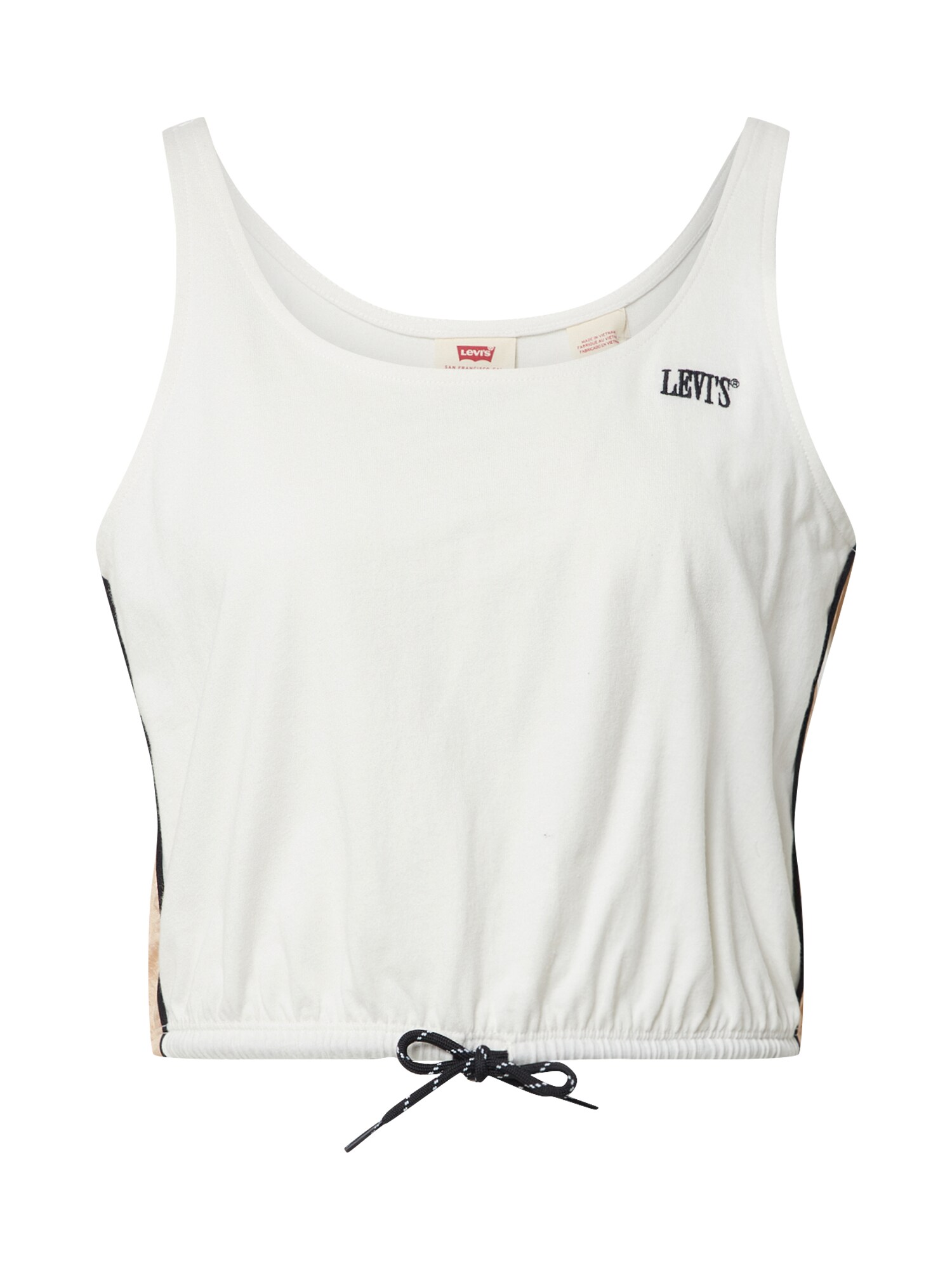 LEVI'S Palaidinė be rankovių 'GINGER NYLN PIECE TEE'  kremo