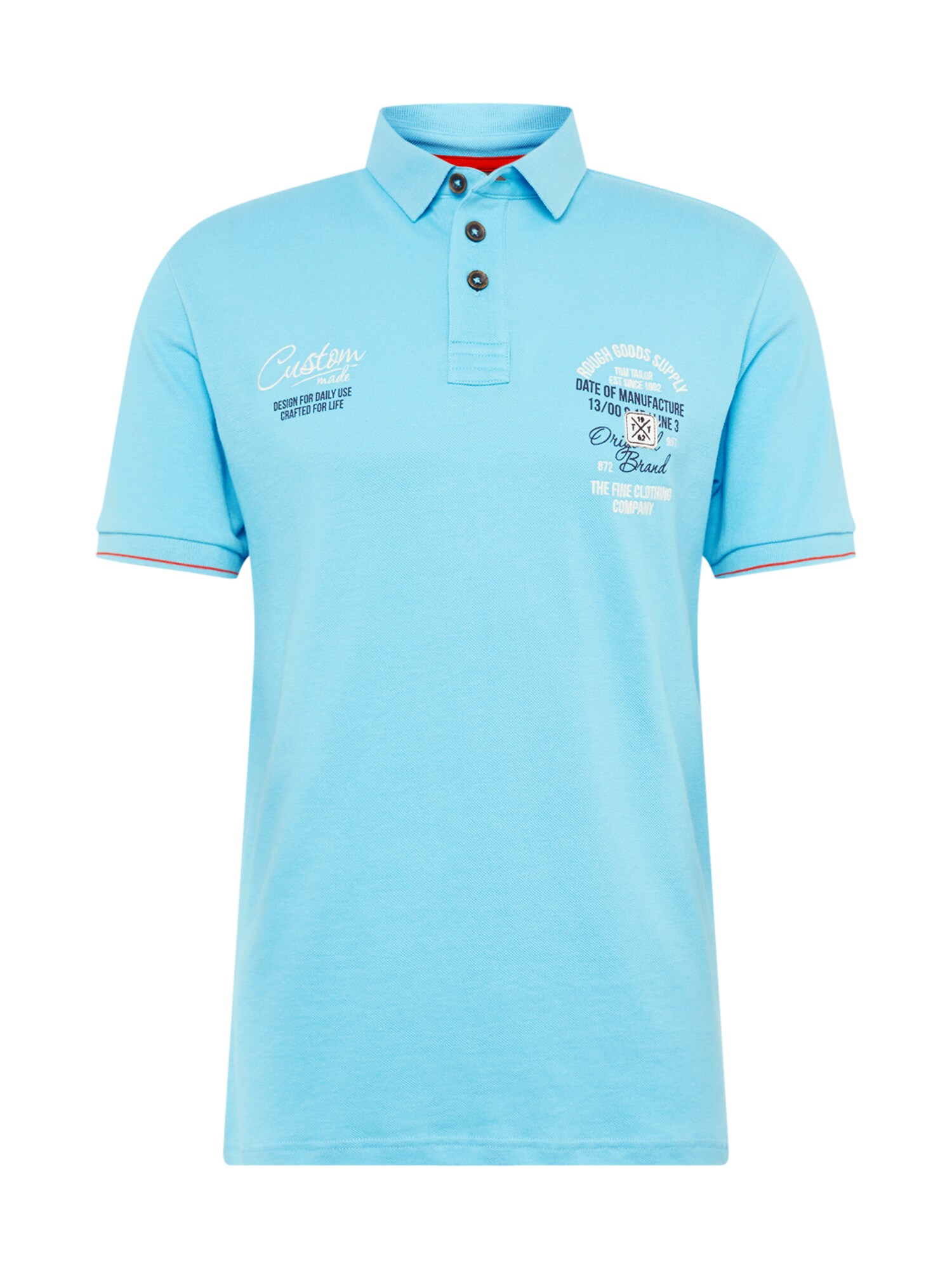 Tom Tailor Heren Shirt Turquoise tom tailor kopen in de aanbieding