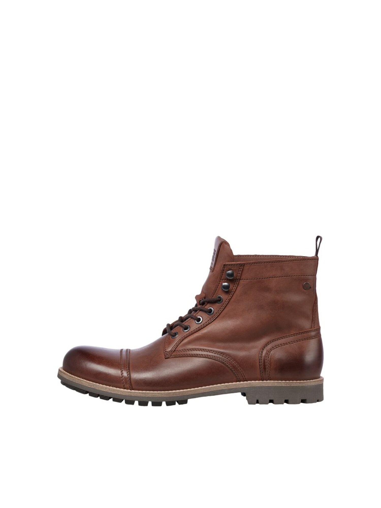 JACK & JONES Suvarstomieji batai  rusvai rausva