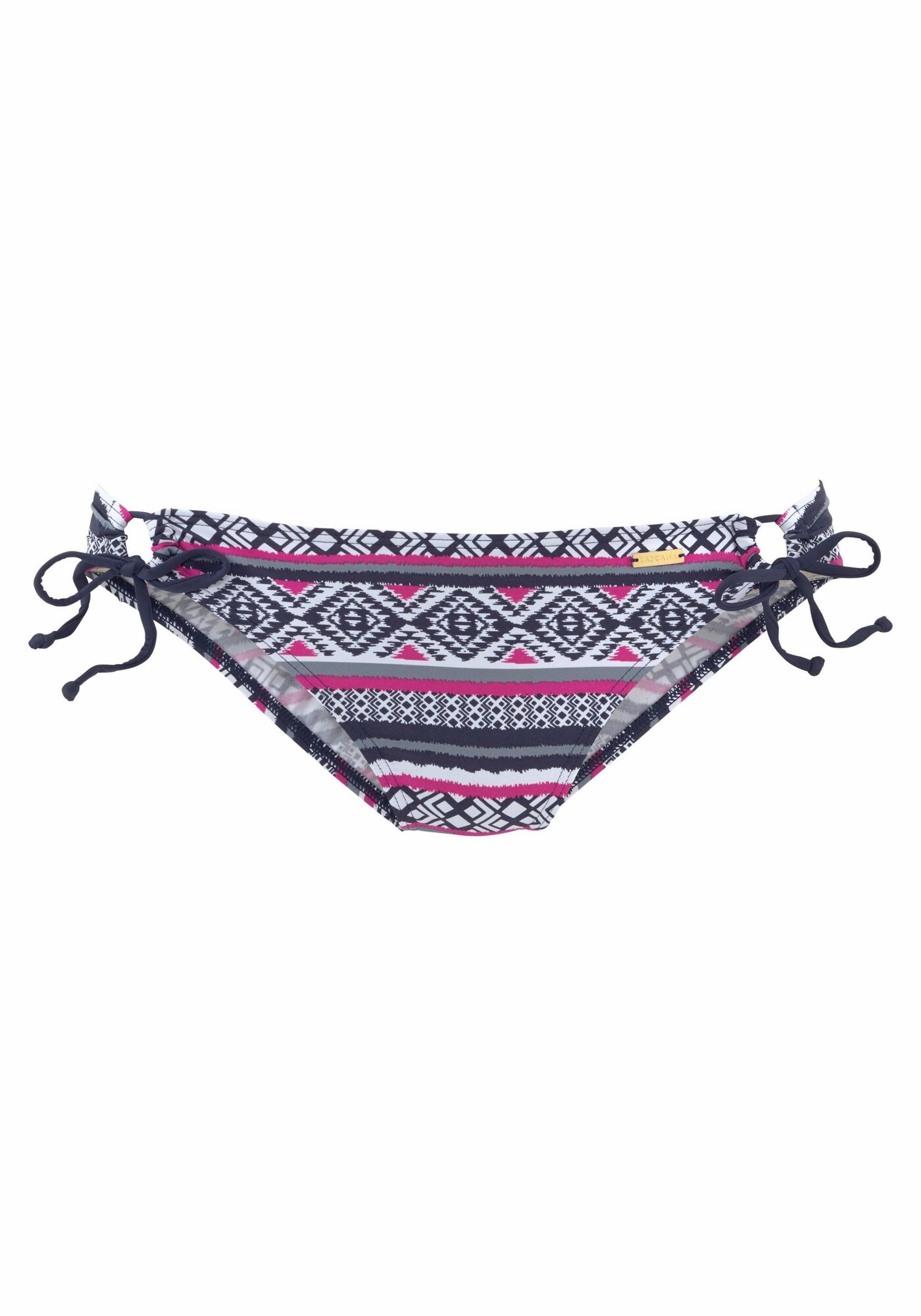 LASCANA Bikinio kelnaitės  tamsiai mėlyna / tamsiai rožinė / balta
