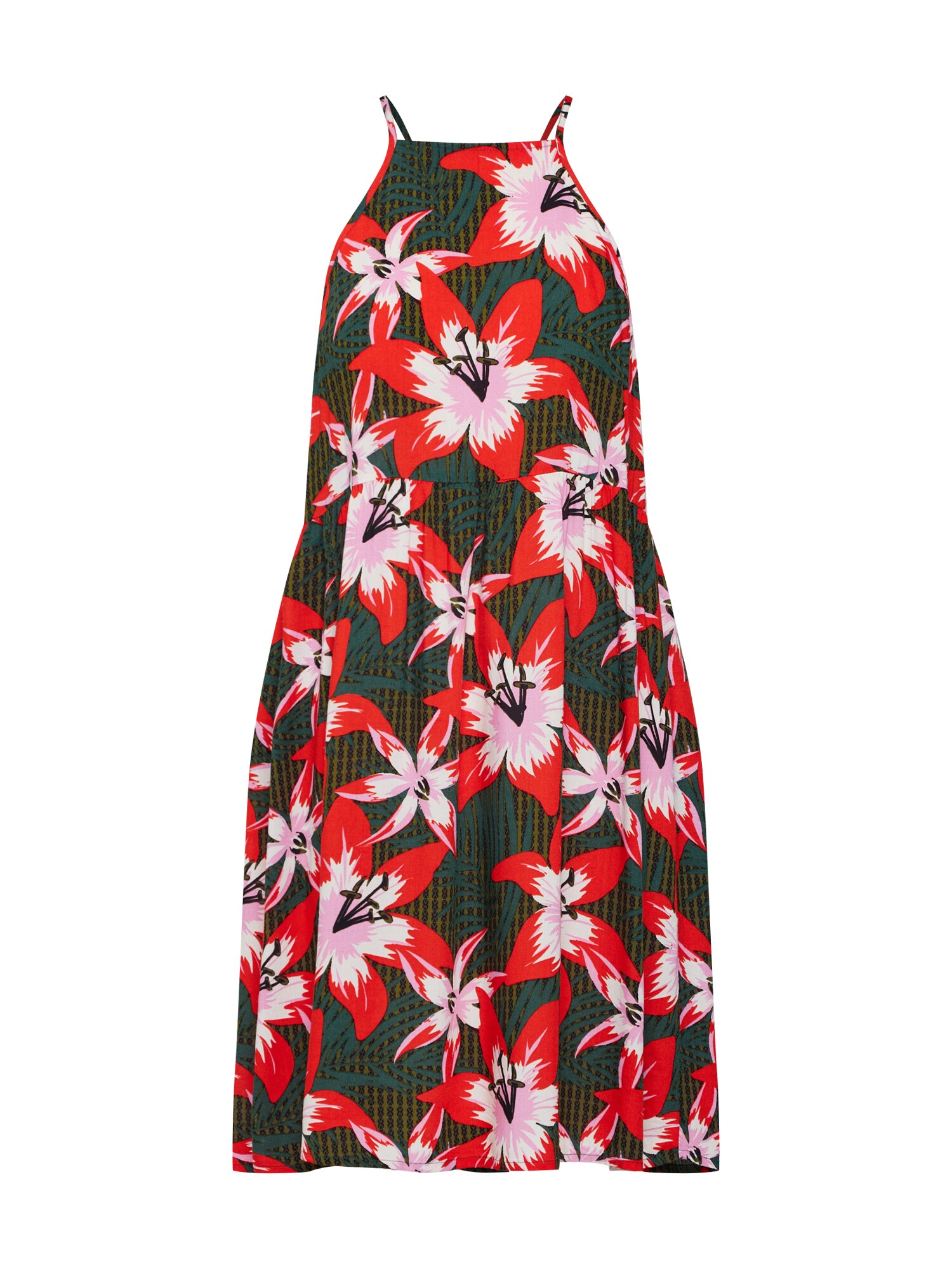 Noisy May Dames Zomerjurk Alpha Olijfgroen Petrol Rood Zwart noisy may kopen in de aanbieding