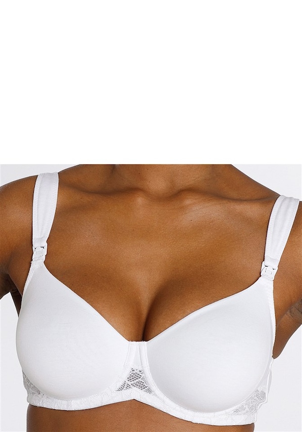 PETITE FLEUR, Kojící podprsenka, červená & bílá, obrázek 4 z 7