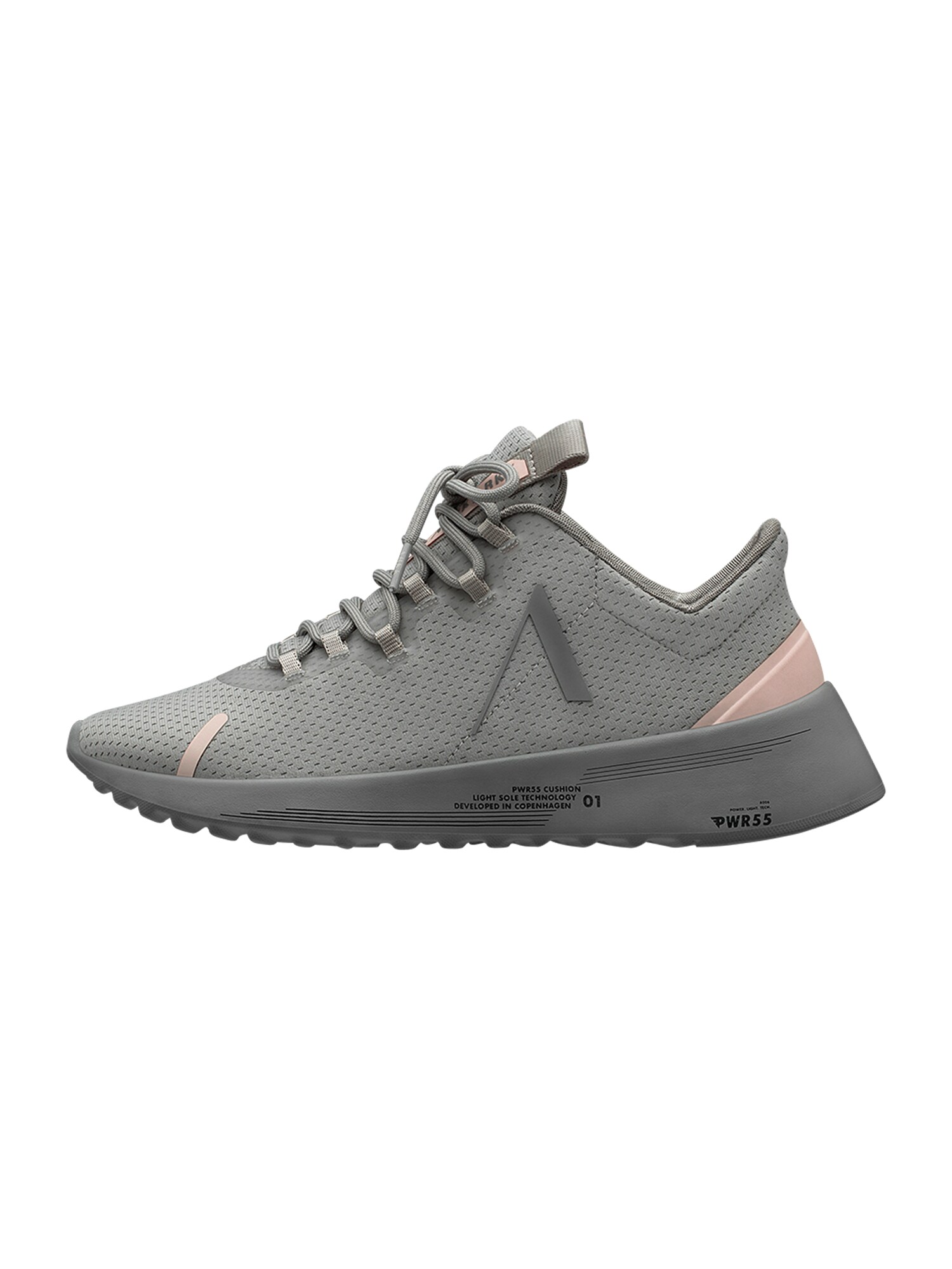 Arkk Copenhagen Dames Sneakers Laag Axionn Mesh Pwr55 Grijs arkk copenhagen kopen in de aanbieding