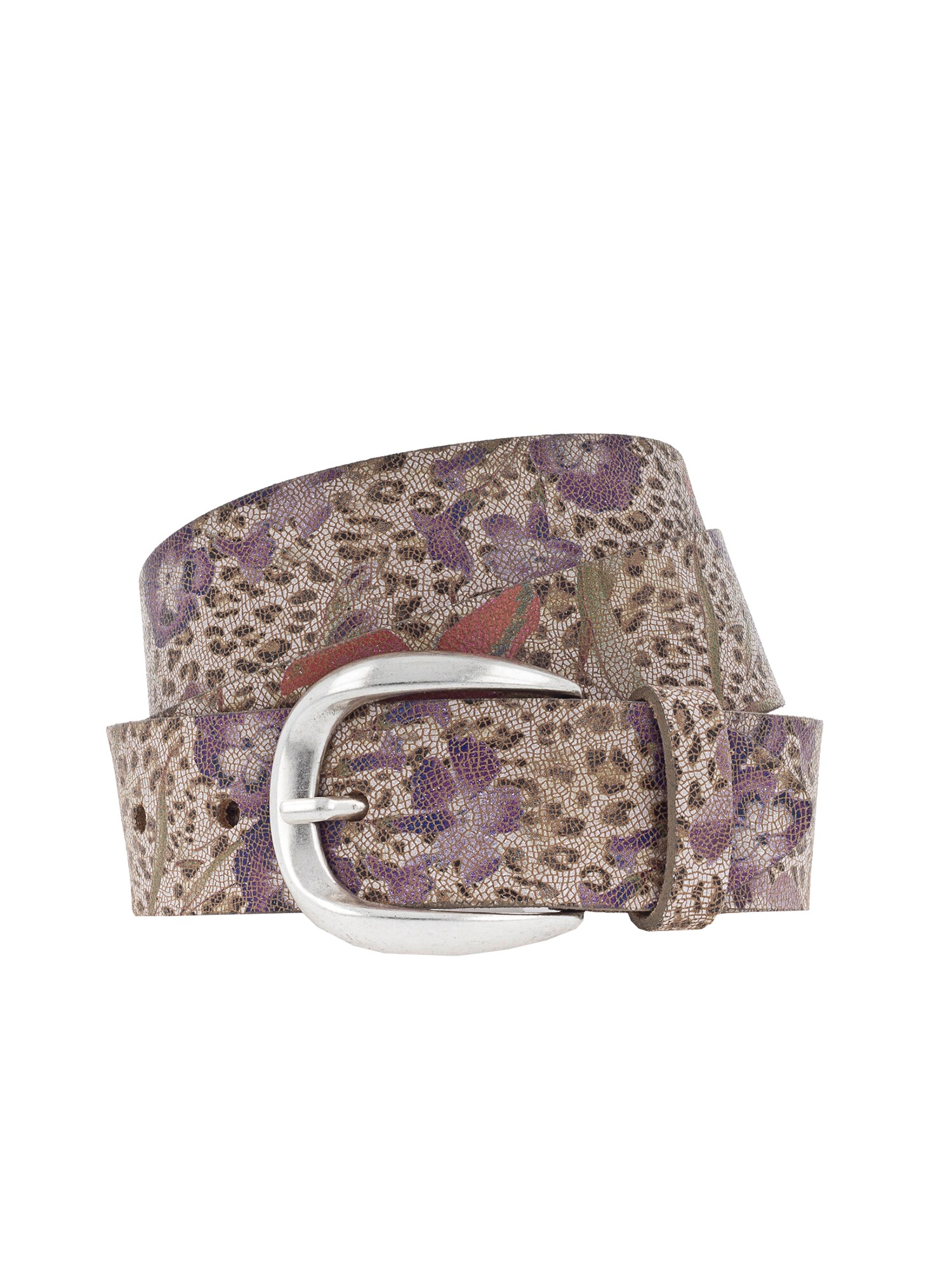 Vanzetti Dames Riem Animal Print 35Cm Beige Bruin vanzetti kopen in de aanbieding