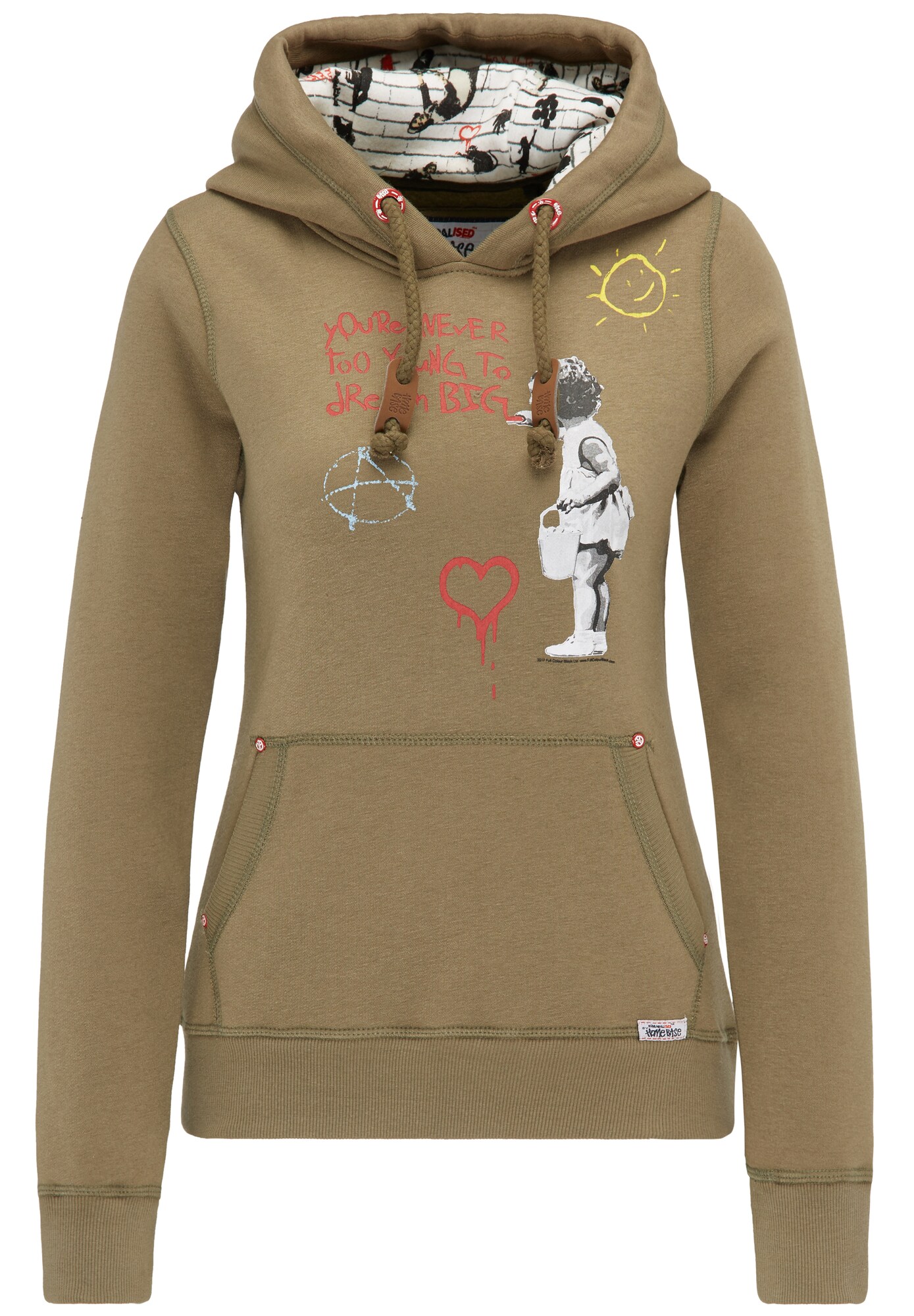 Homebase Dames Sweatshirt Neongeel Donkergrijs Kaki Lichtgroen Rood Gemeleerd Parelwit homebase kopen in de aanbieding