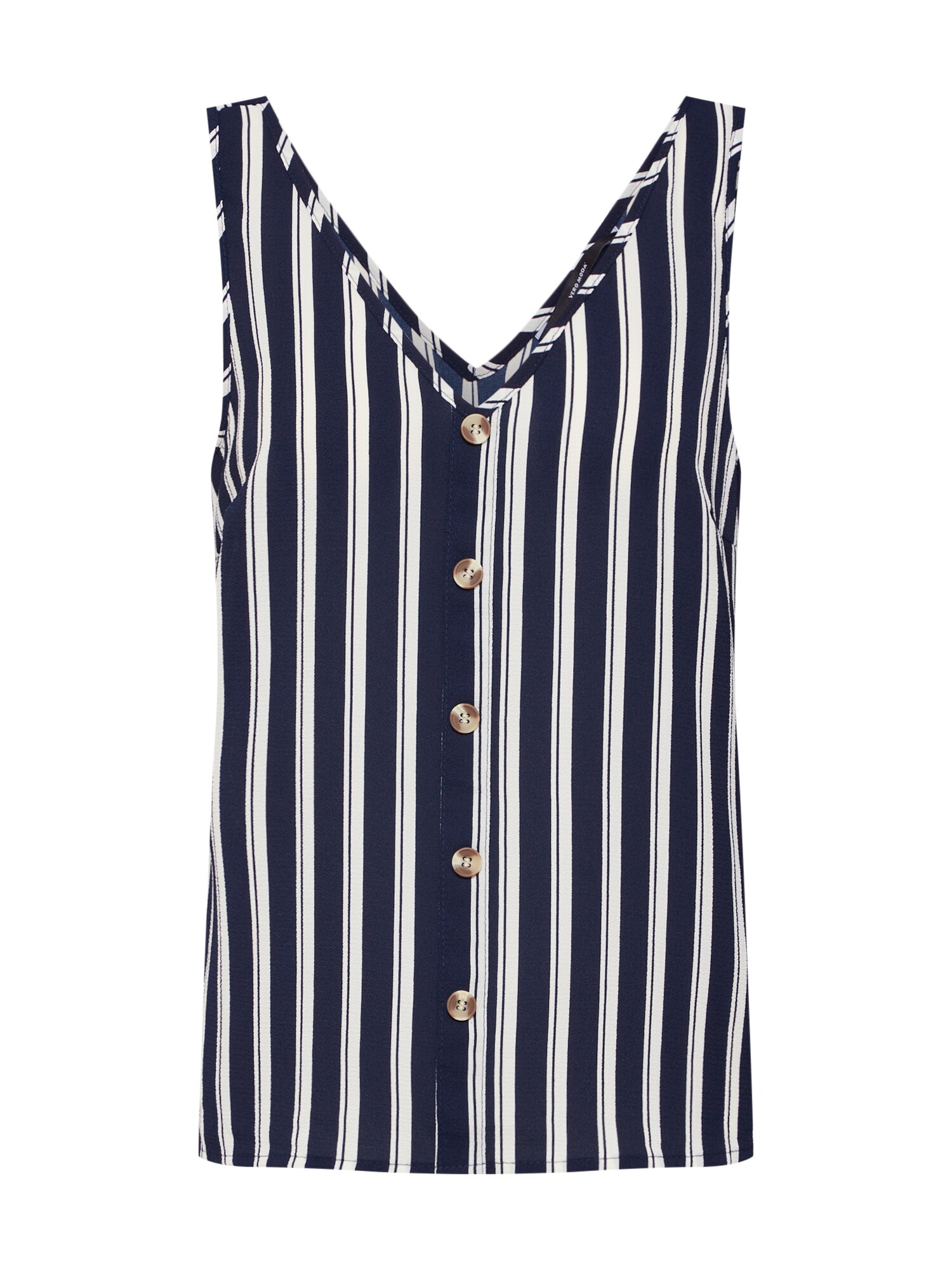 VERO MODA Palaidinė  tamsiai mėlyna / balta