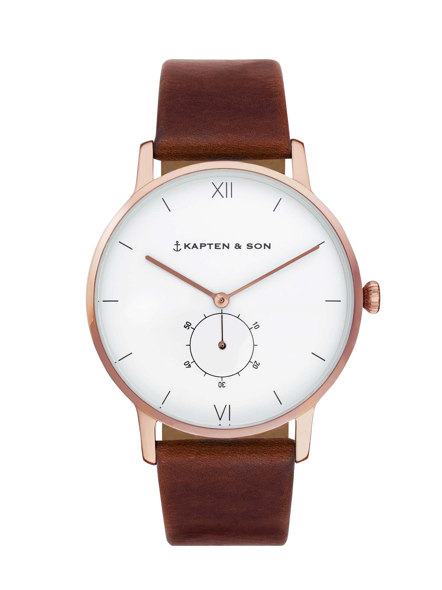 Kapten & Son Analoginis (įprastinio dizaino) laikrodis 'Heritage'  ruda