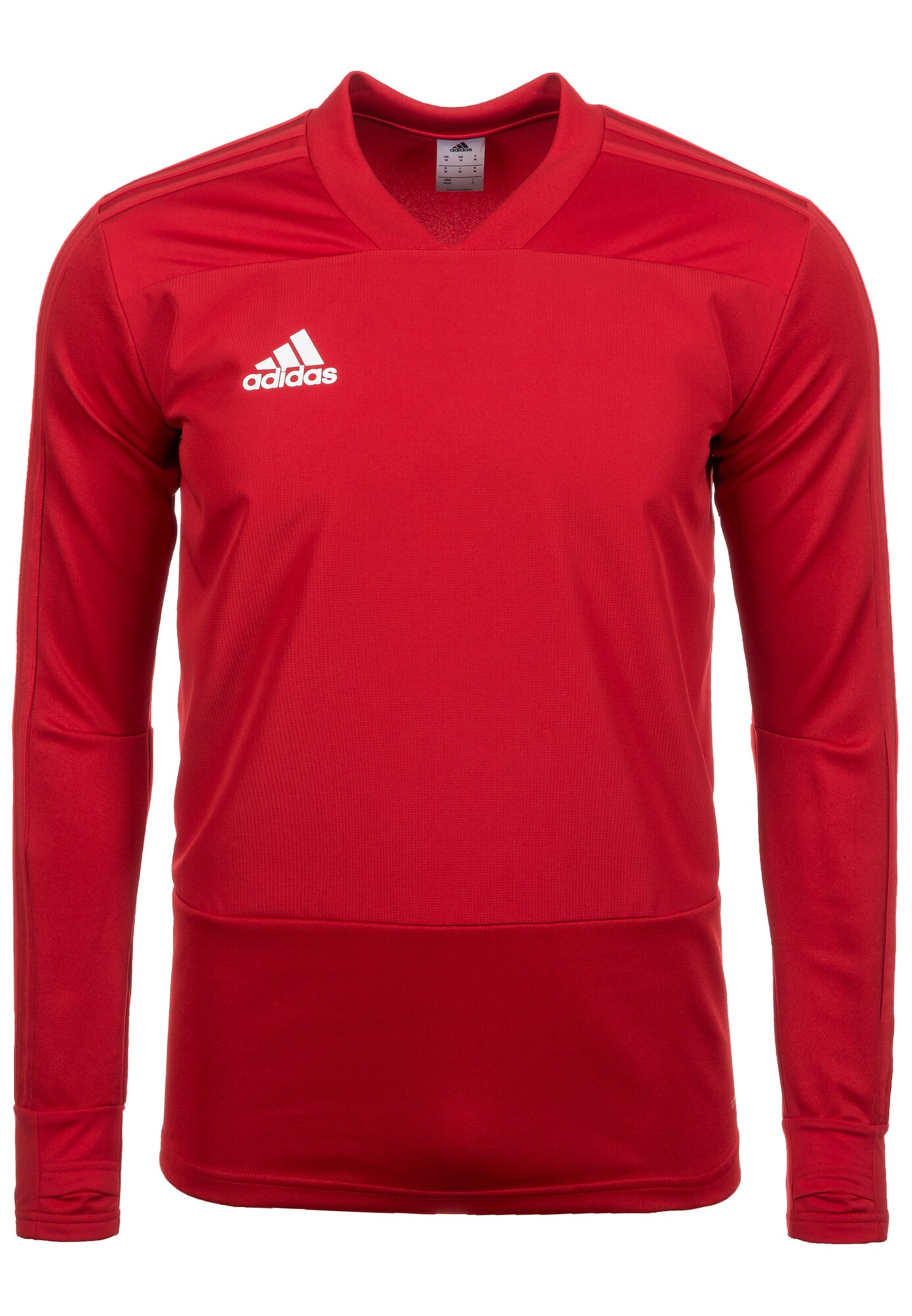 Adidas Performance Heren Functioneel Shirt Condivo 18 Player Focus Rood Lichtrood adidas performance kopen in de aanbieding