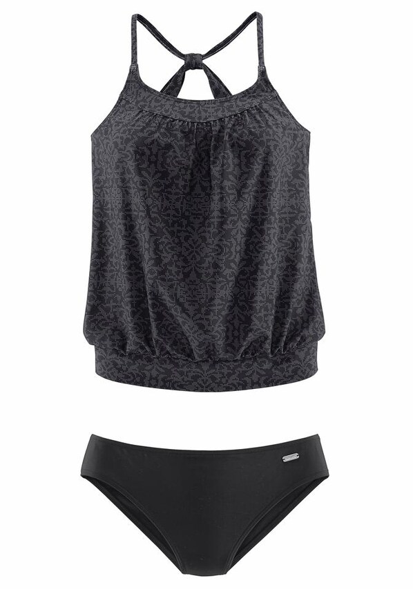VENICE BEACH, Tankini, fekete, 4 kép a 4 közül