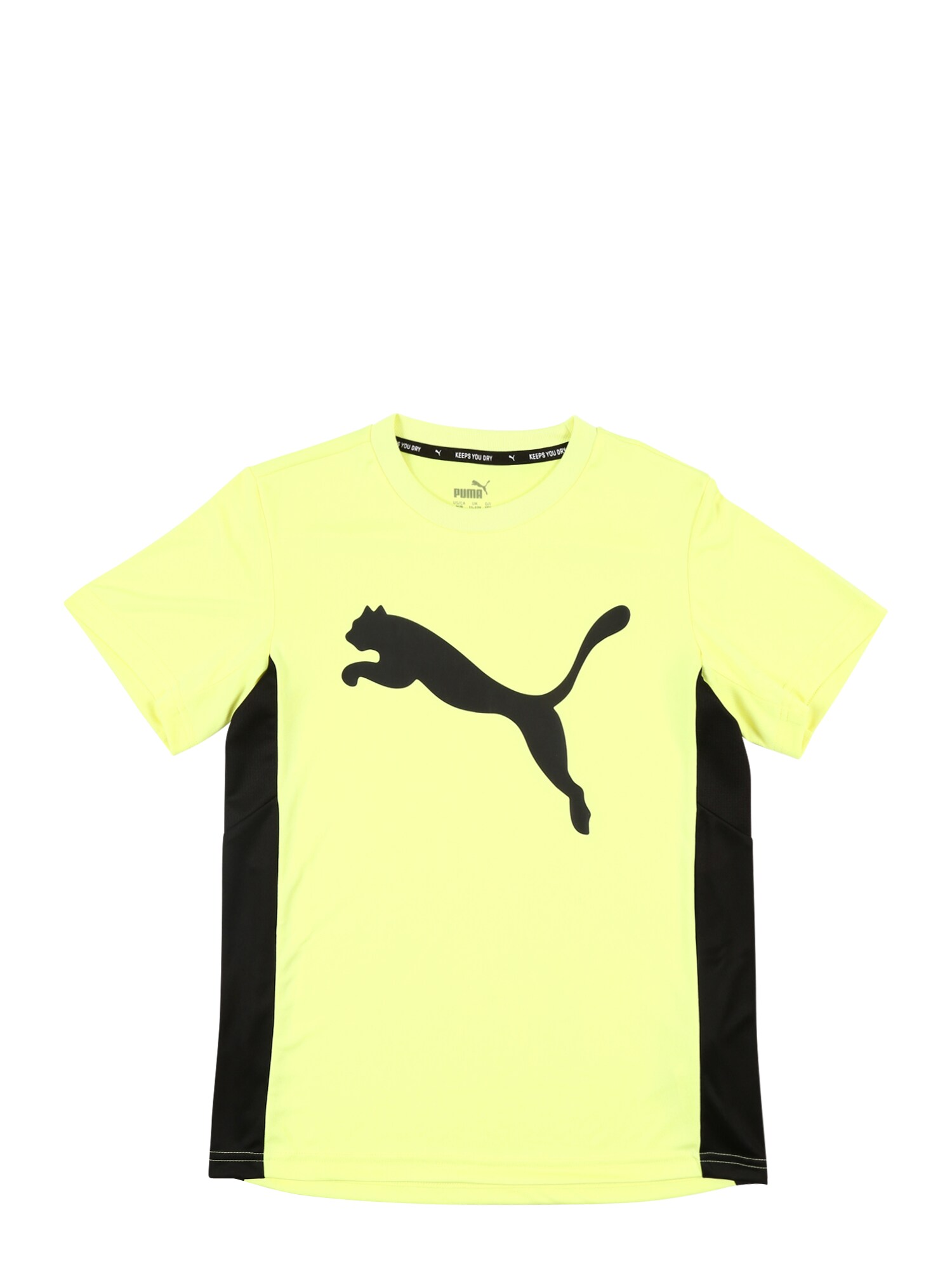 PUMA Sportiniai marškinėliai  geltona / juoda