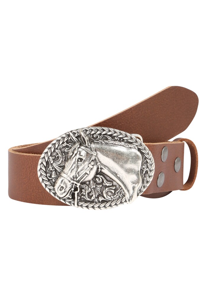 RETTUNGSRING by showroom 019° Gürtel 'Wasserbüffel' Herren Größe 85 braun