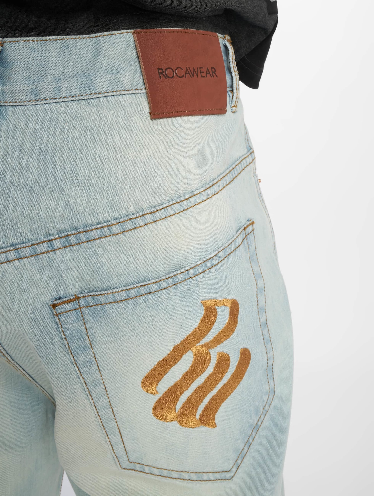 ROCAWEAR Nohavice 'Fri' modrá denim (obrázok 6)