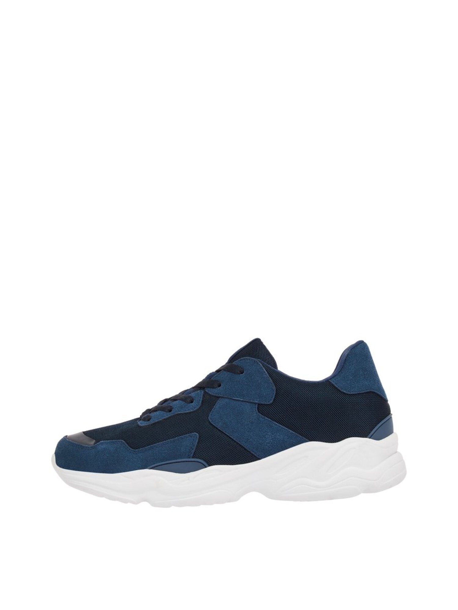 Bianco Heren Sneakers Laag Bane Navy bianco kopen in de aanbieding