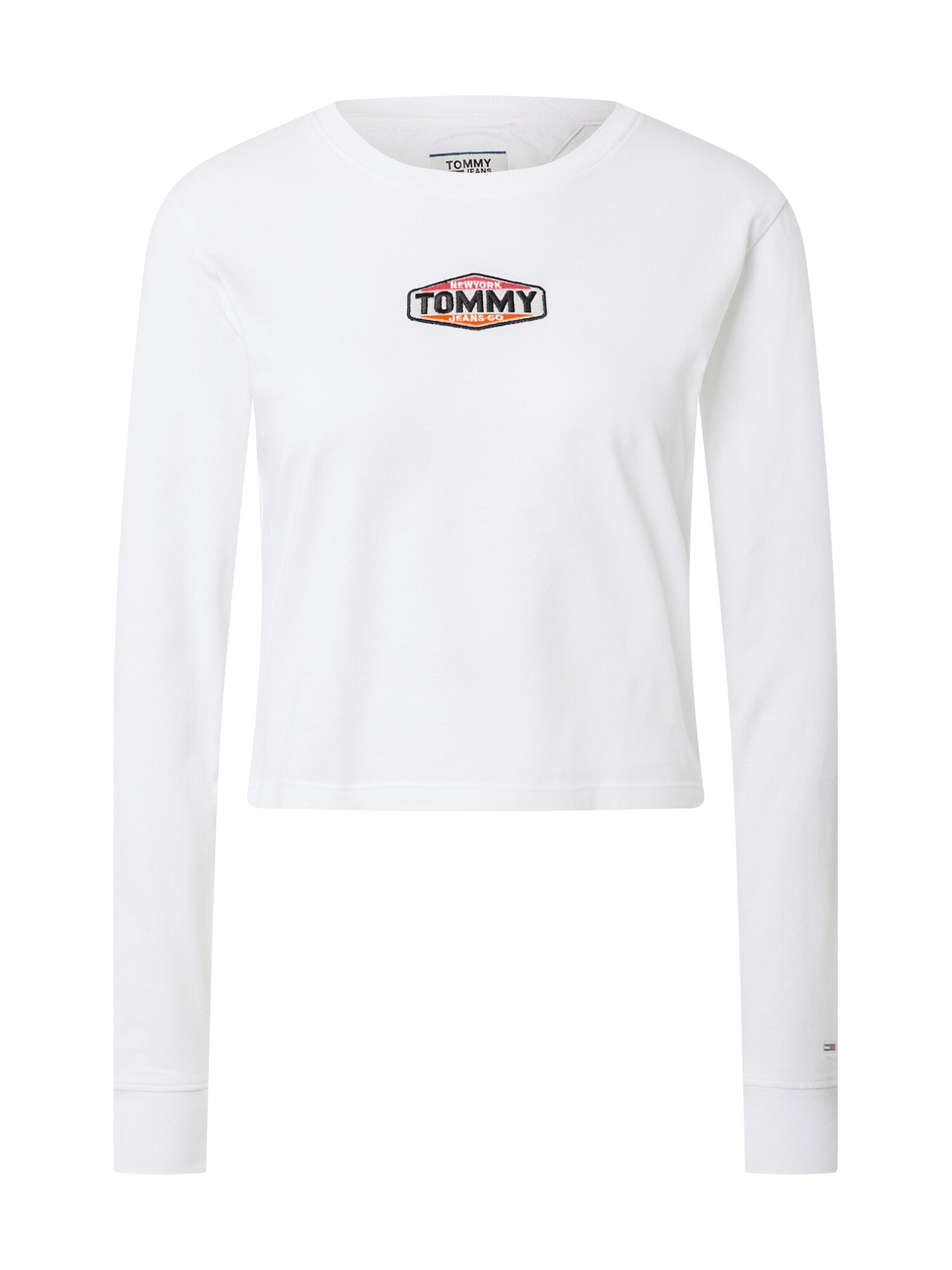 Tommy Jeans Marškinėliai  oranžinė / balta / juoda / pitajų spalva