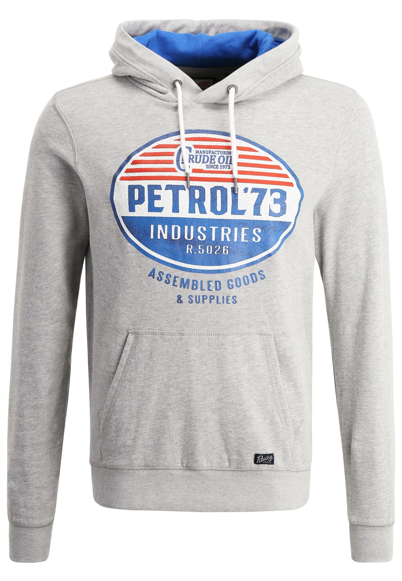 Petrol Industries Heren Sweatshirt Blauw Grijs Rood Natuurwit petrol industries kopen in de aanbieding