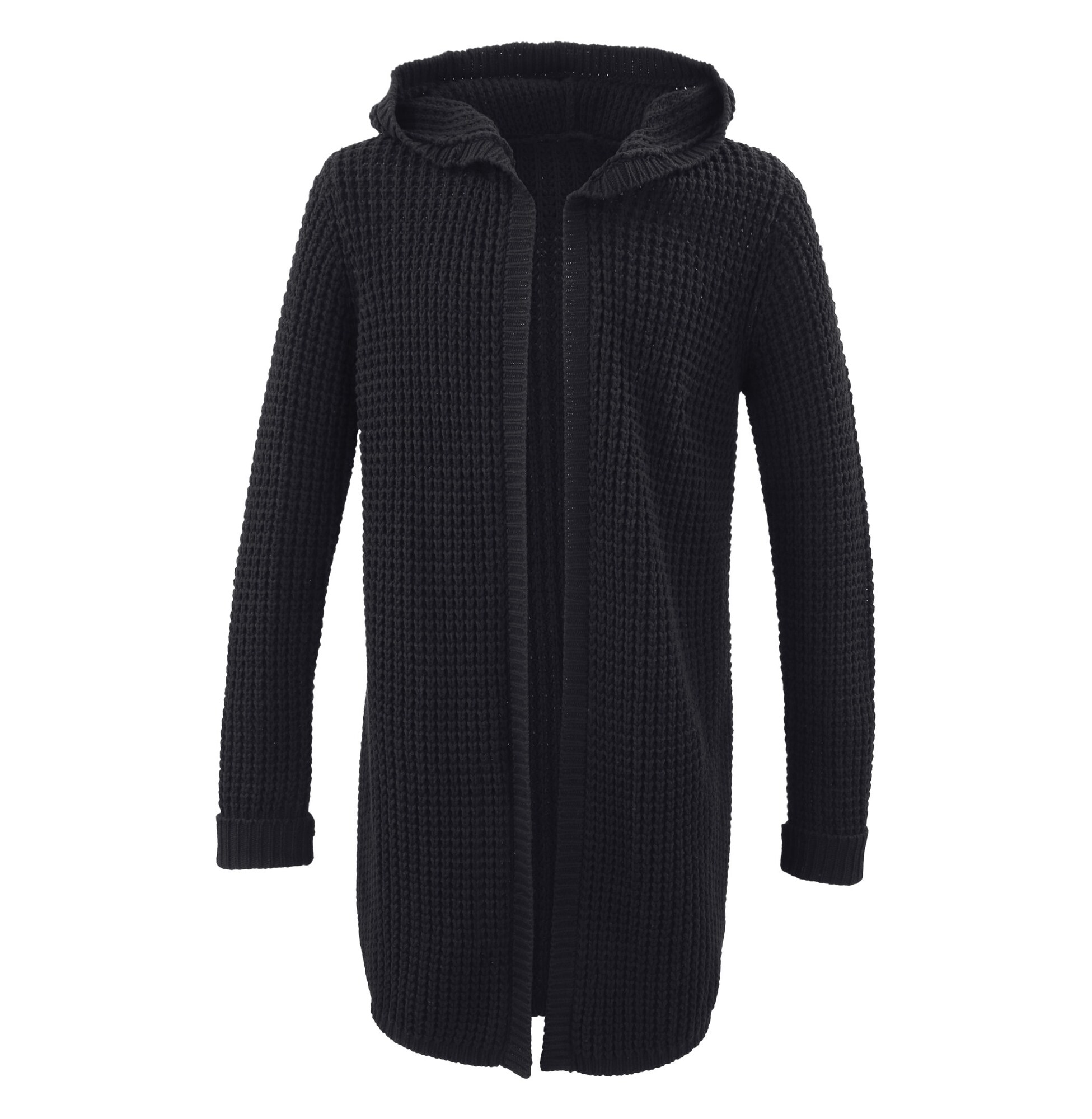 Trueprodigy Heren Gebreid Vest Lian Zwart trueprodigy kopen in de aanbieding