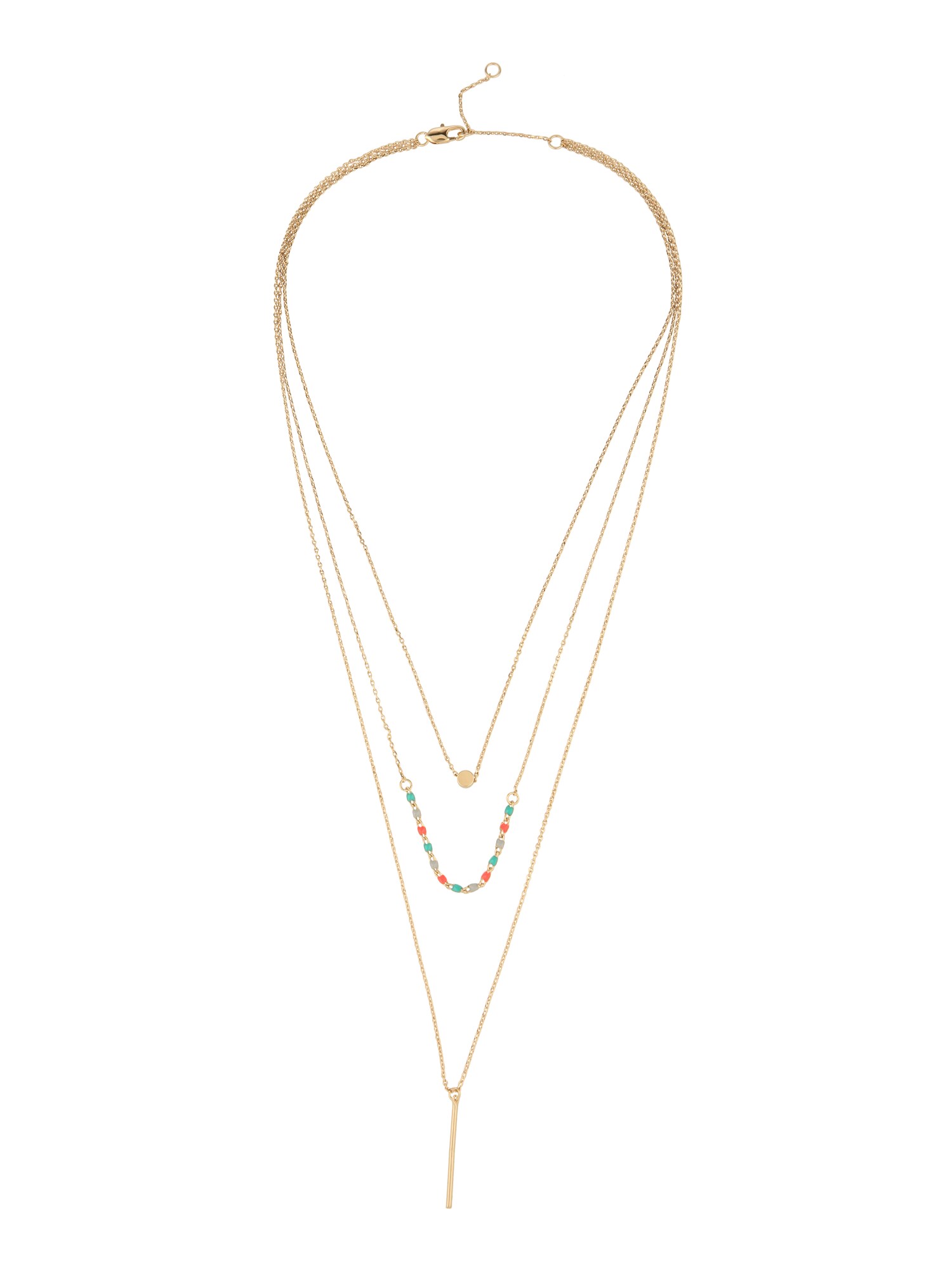 Pieces Dames Ketting Caitlyn Goud pieces kopen in de aanbieding