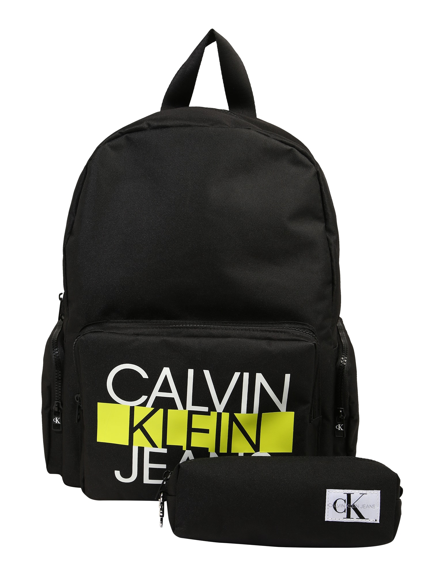Calvin Klein Jeans Kuprinė  geltona / juoda / balta