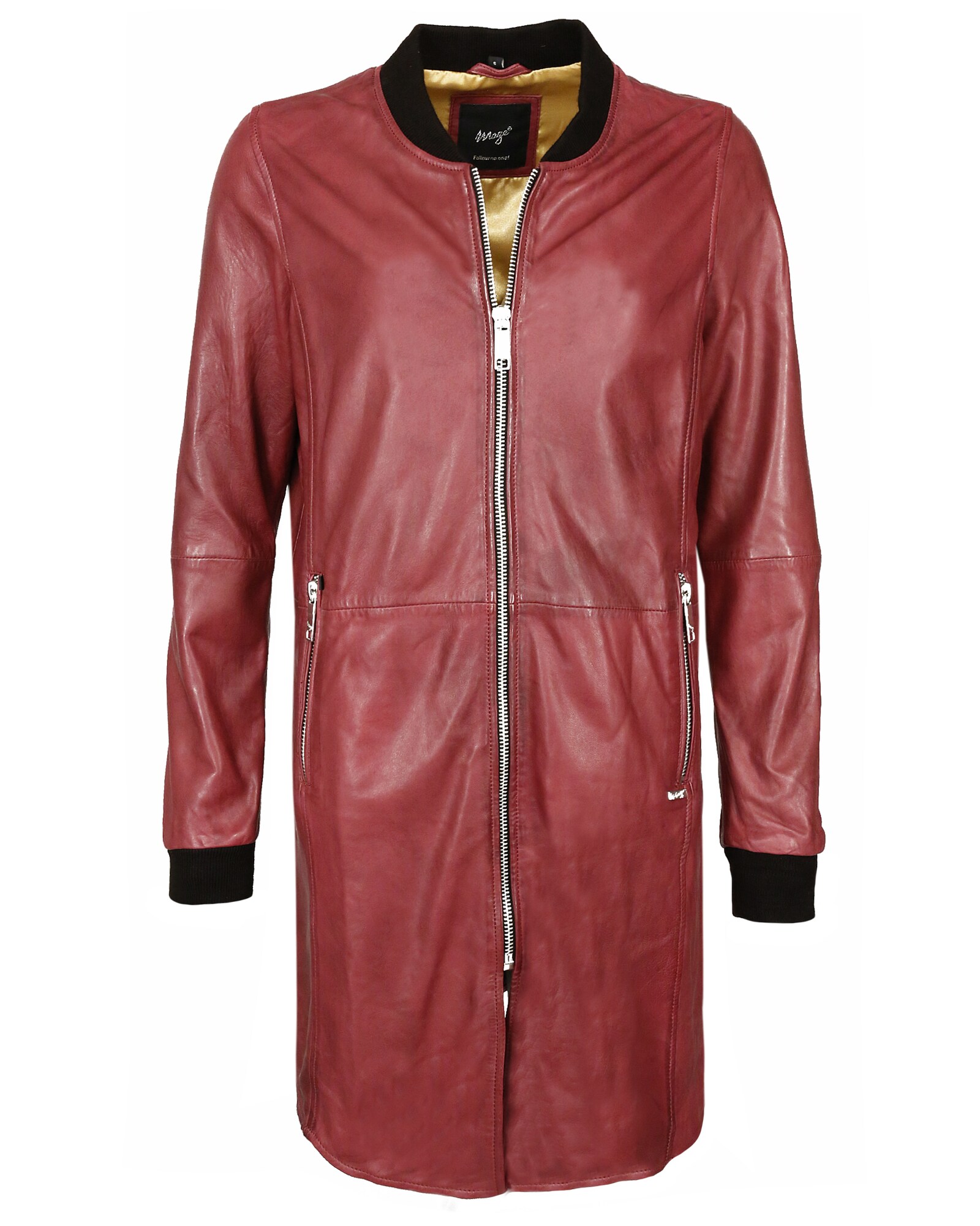 Maze Dames Tussenmantel Louisiana Vuurrood Zwart maze kopen in de aanbieding