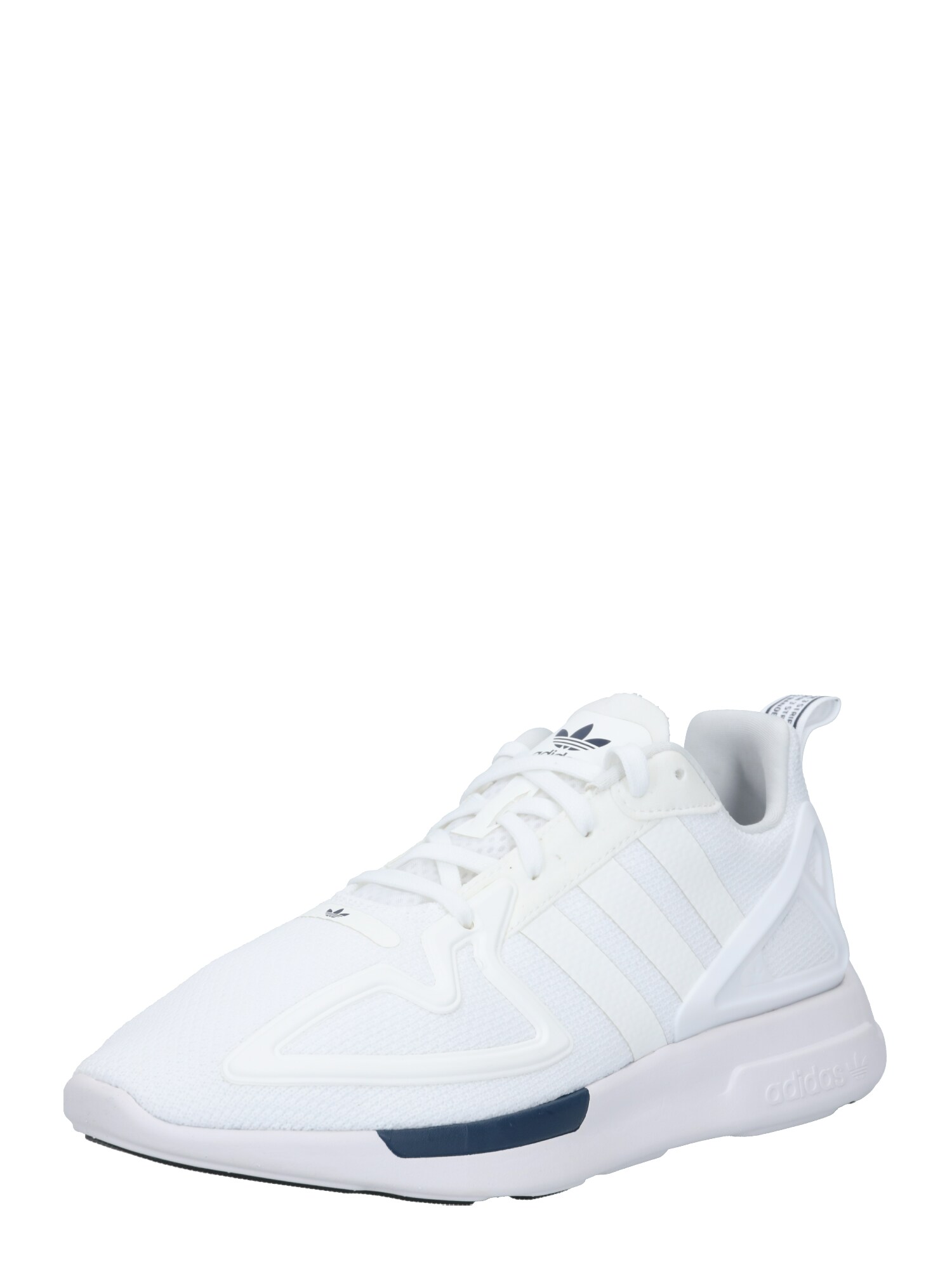 ADIDAS ORIGINALS Sportbačiai be auliuko 'ZX 2K Flux'  balta / tamsiai mėlyna