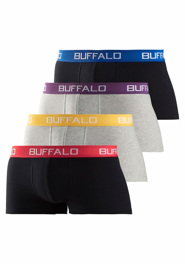BUFFALO, Boxeralsók, szürke & fekete, 5 kép a 7 közül