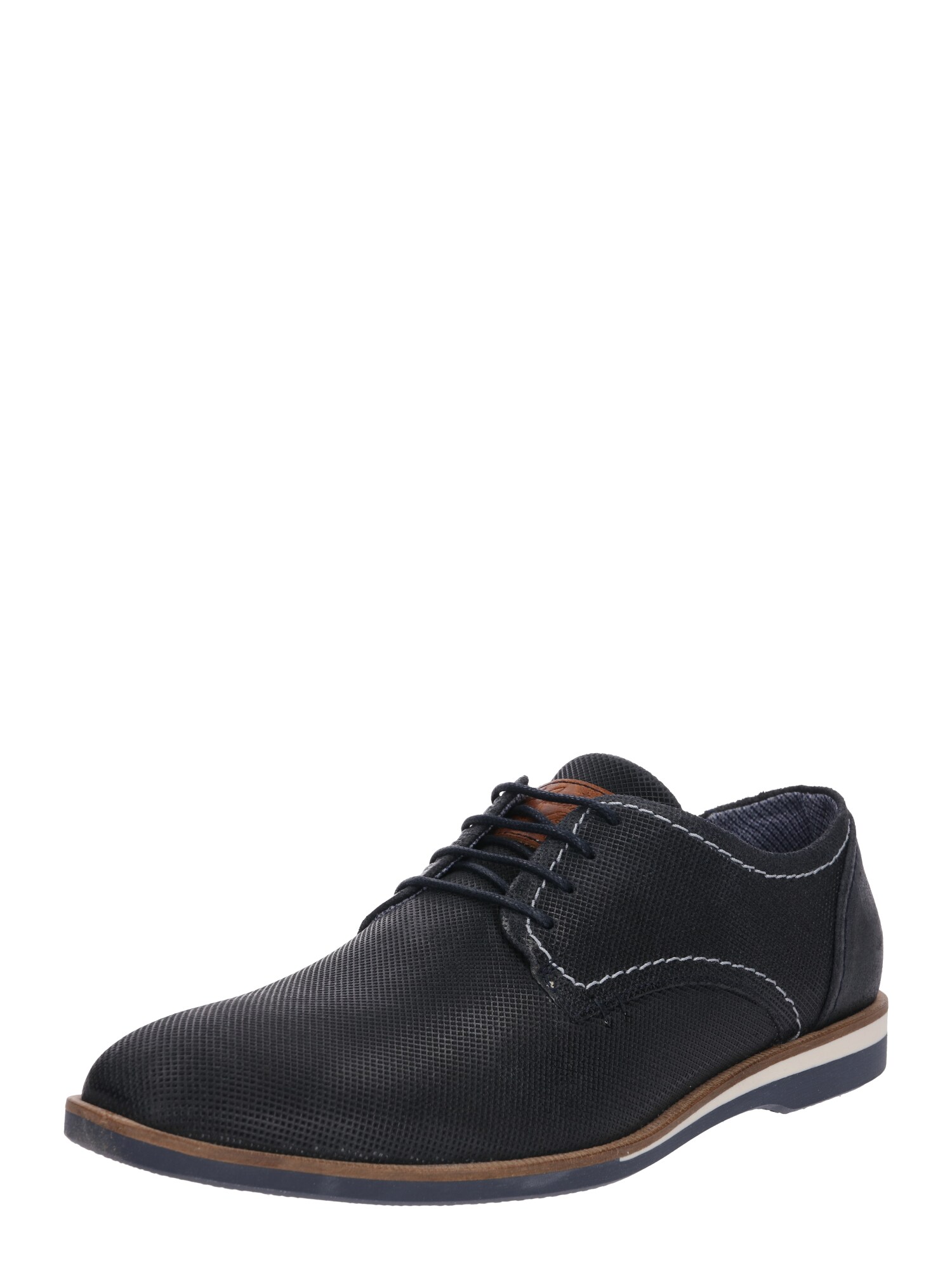 BULLBOXER Schnürschuh schwarz