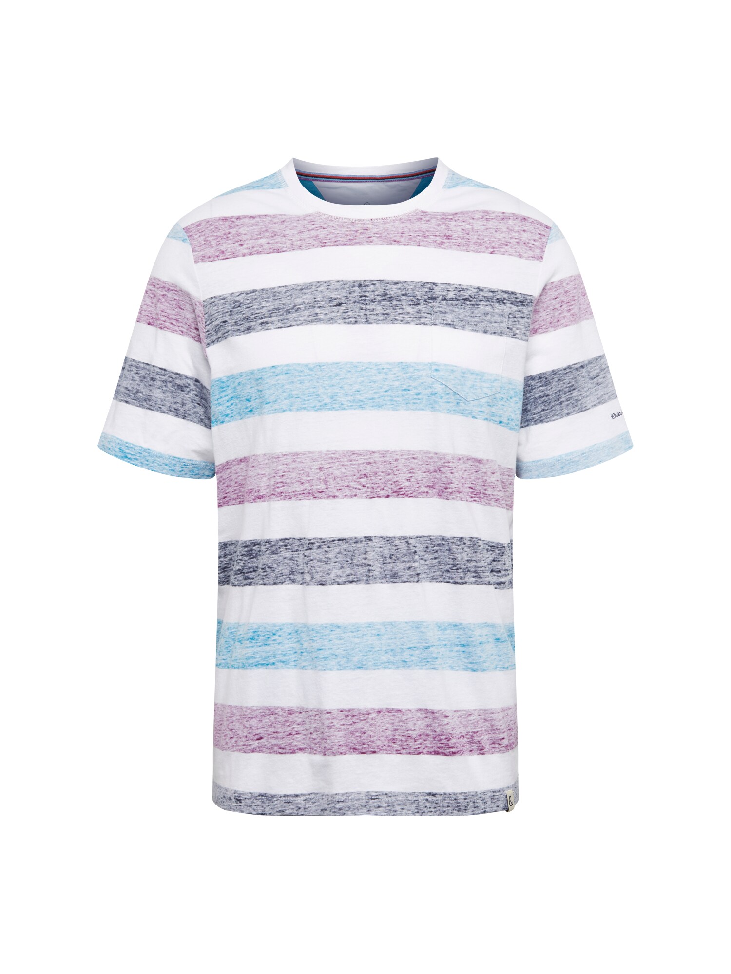 Colours Sons Heren Shirt Frank Lichtblauw Lila Wit colours sons kopen in de aanbieding