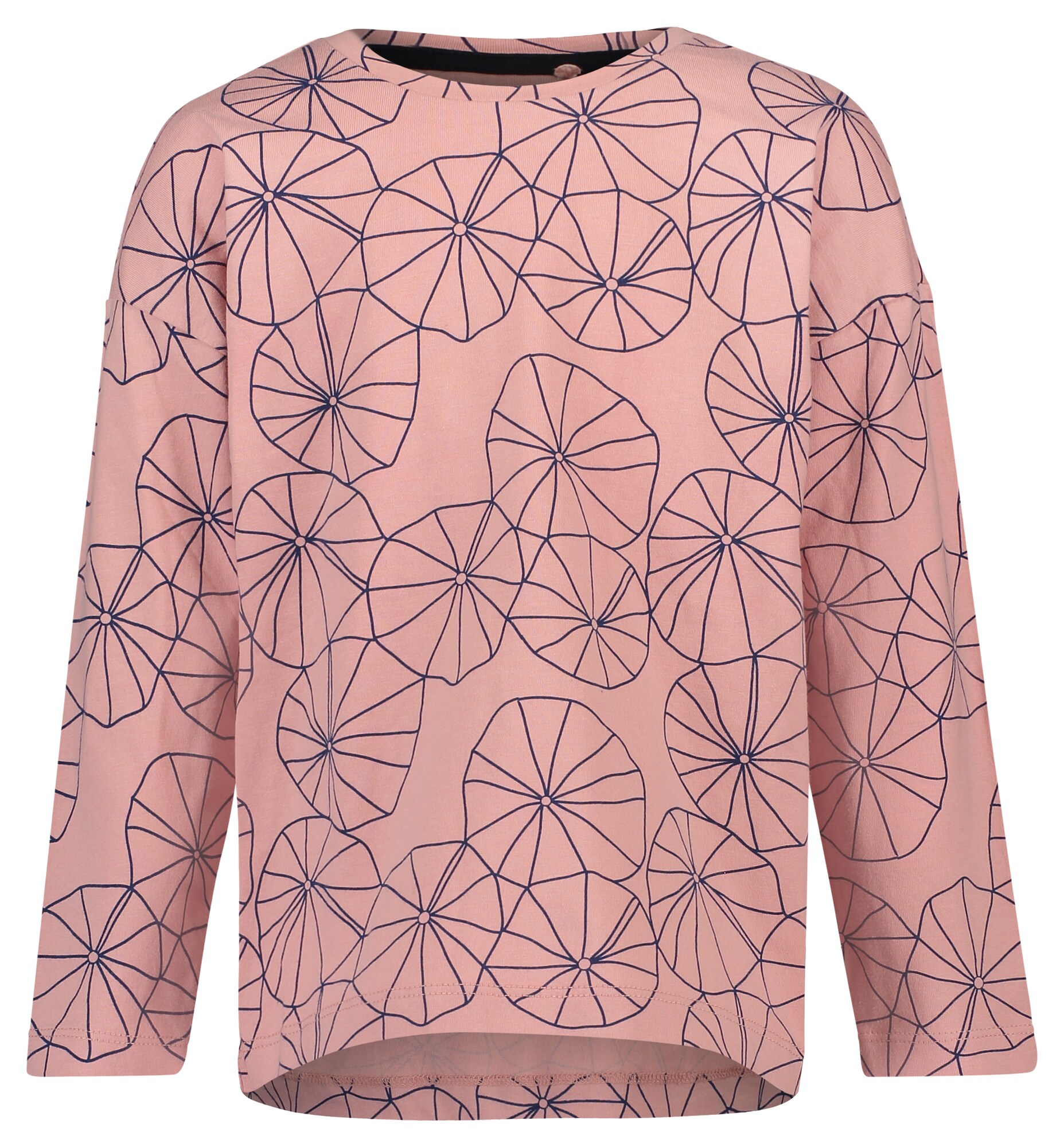 Noppies Meisjes Shirt Tess Blauw Oudroze noppies kopen in de aanbieding