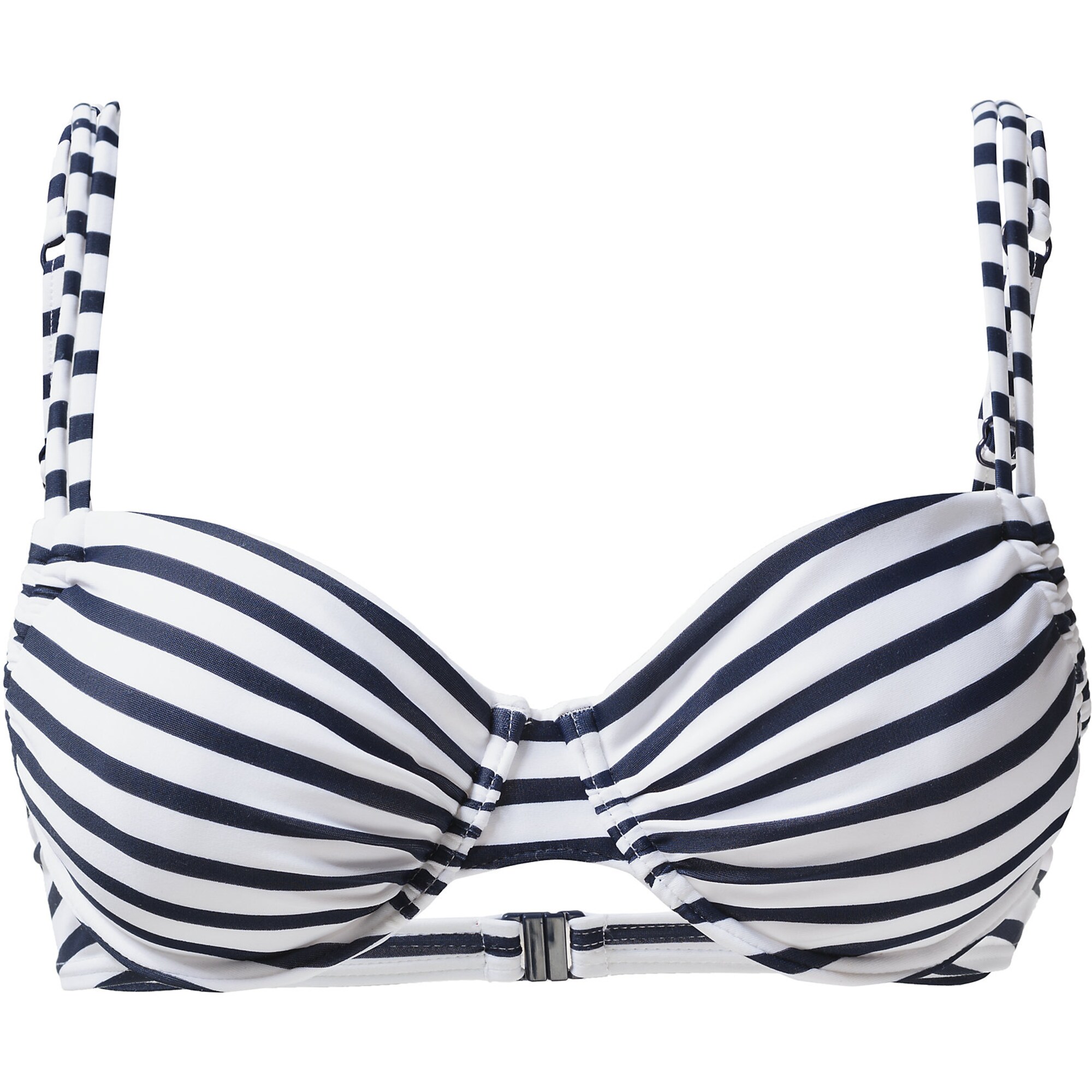 VENICE BEACH Bikinový top 'Summer'  námornícka modrá / biela