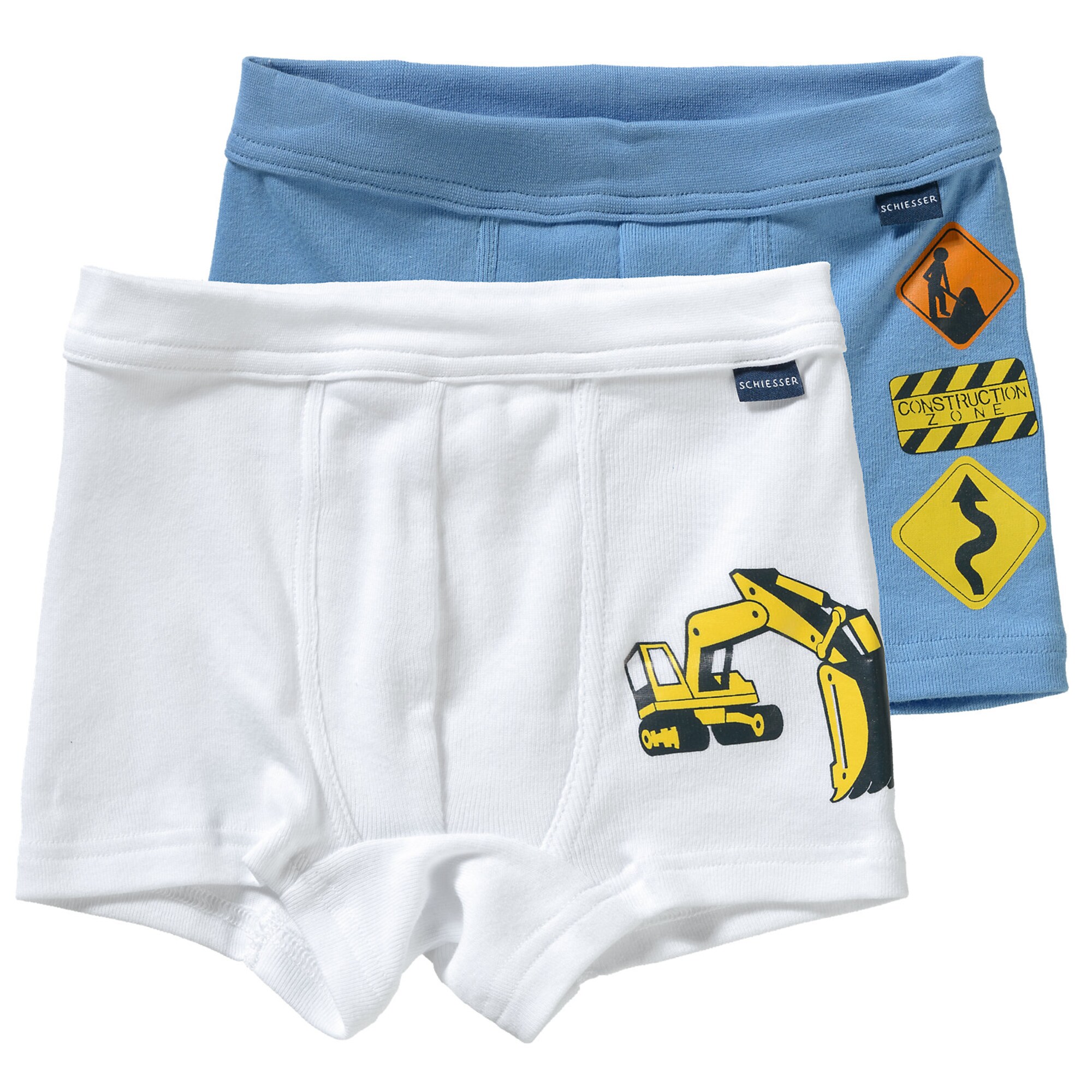 Schiesser Jongens Onderbroek Royal Bluekoningsblauw Gemengde Kleuren Wit schiesser kopen in de aanbieding