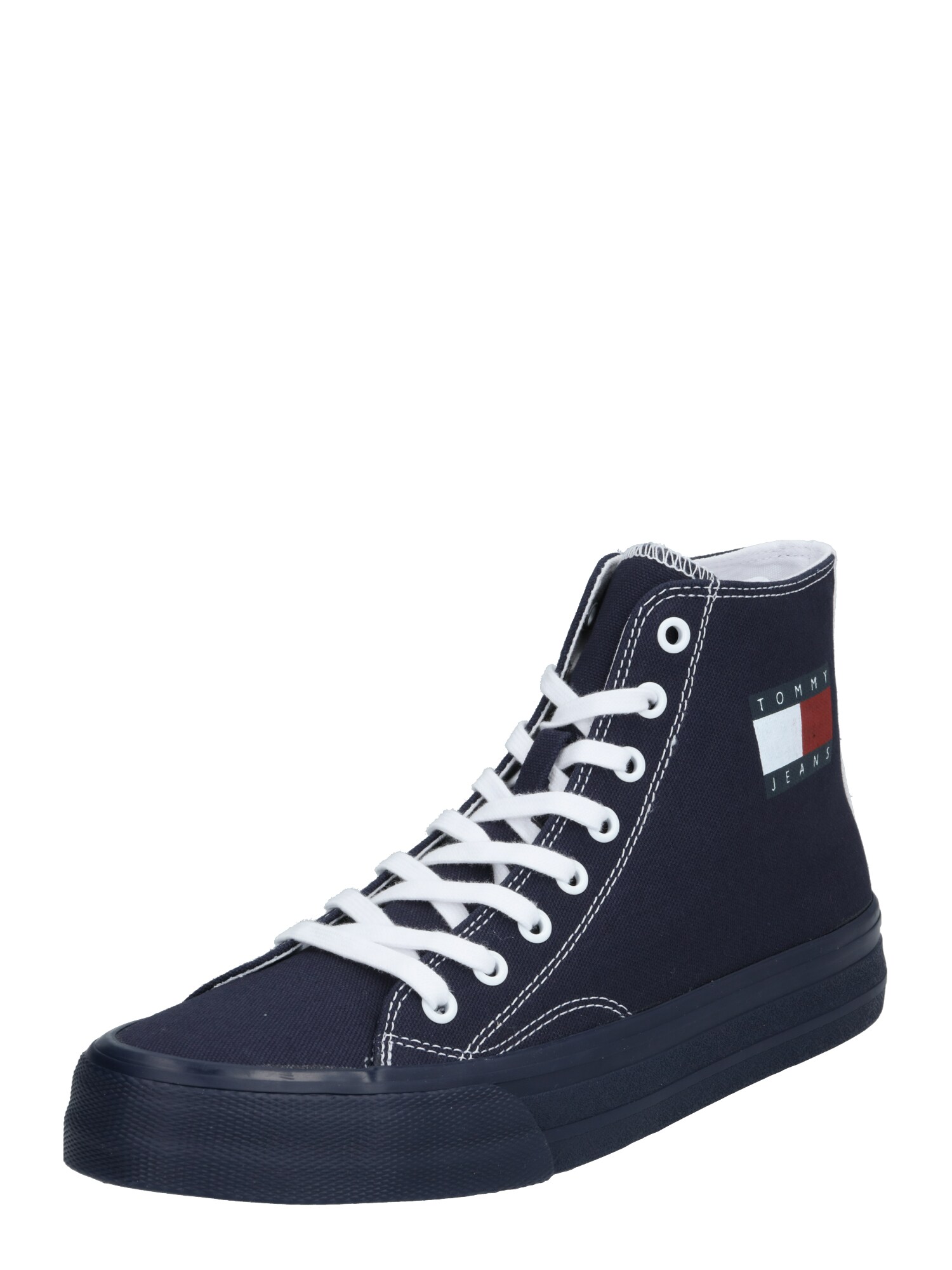 Tommy Jeans Sportbačiai su auliuku 'LACE UP VULC'  tamsiai mėlyna