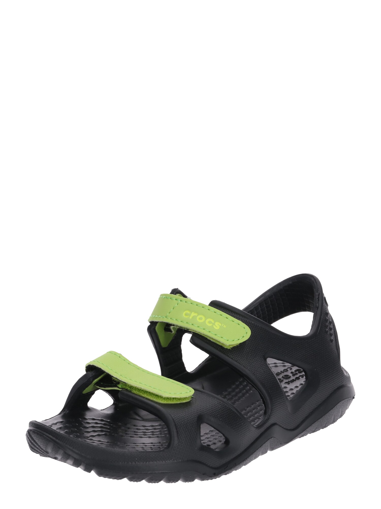 Crocs Jongens Open Schoenen Swiftwater River Neongroen Zwart crocs kopen in de aanbieding