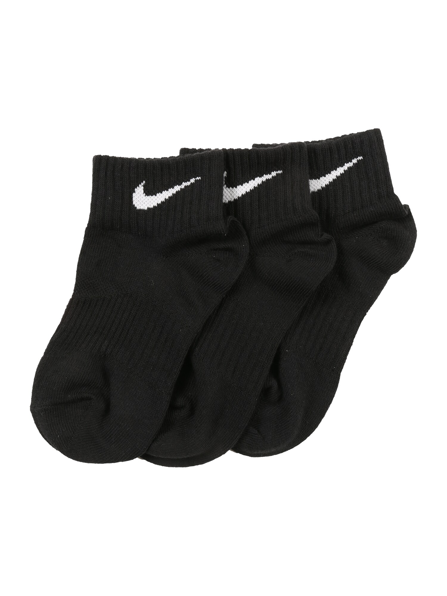 Nike Sportswear Dames Sokken Lightweight Quarter Zwart Wit nike kopen in de aanbieding