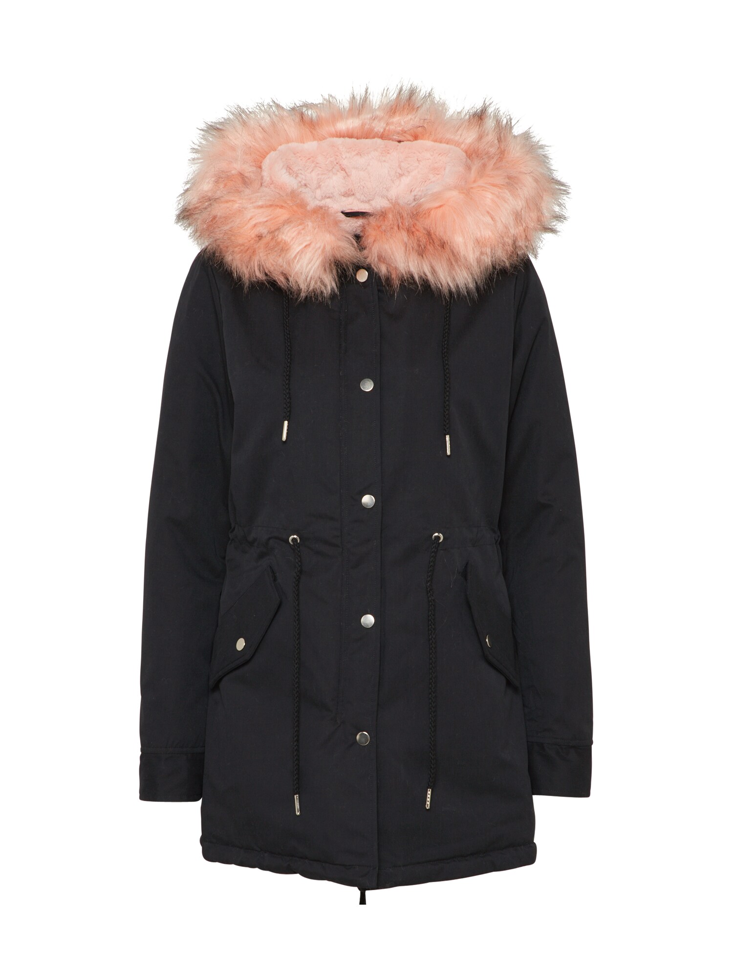Urban Classics Dames Winterparka Rose Zwart urban classics kopen in de aanbieding