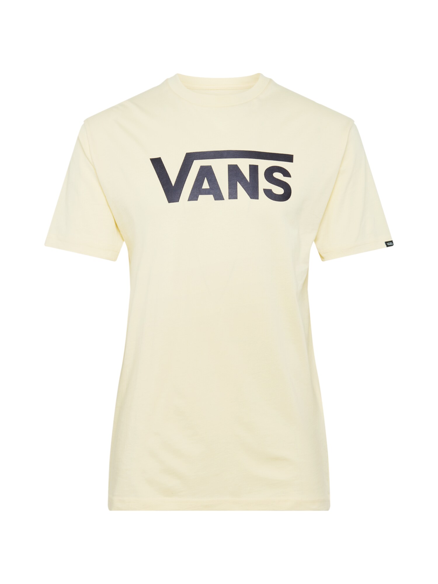 VANS Tricou Classic  galben pastel / negru