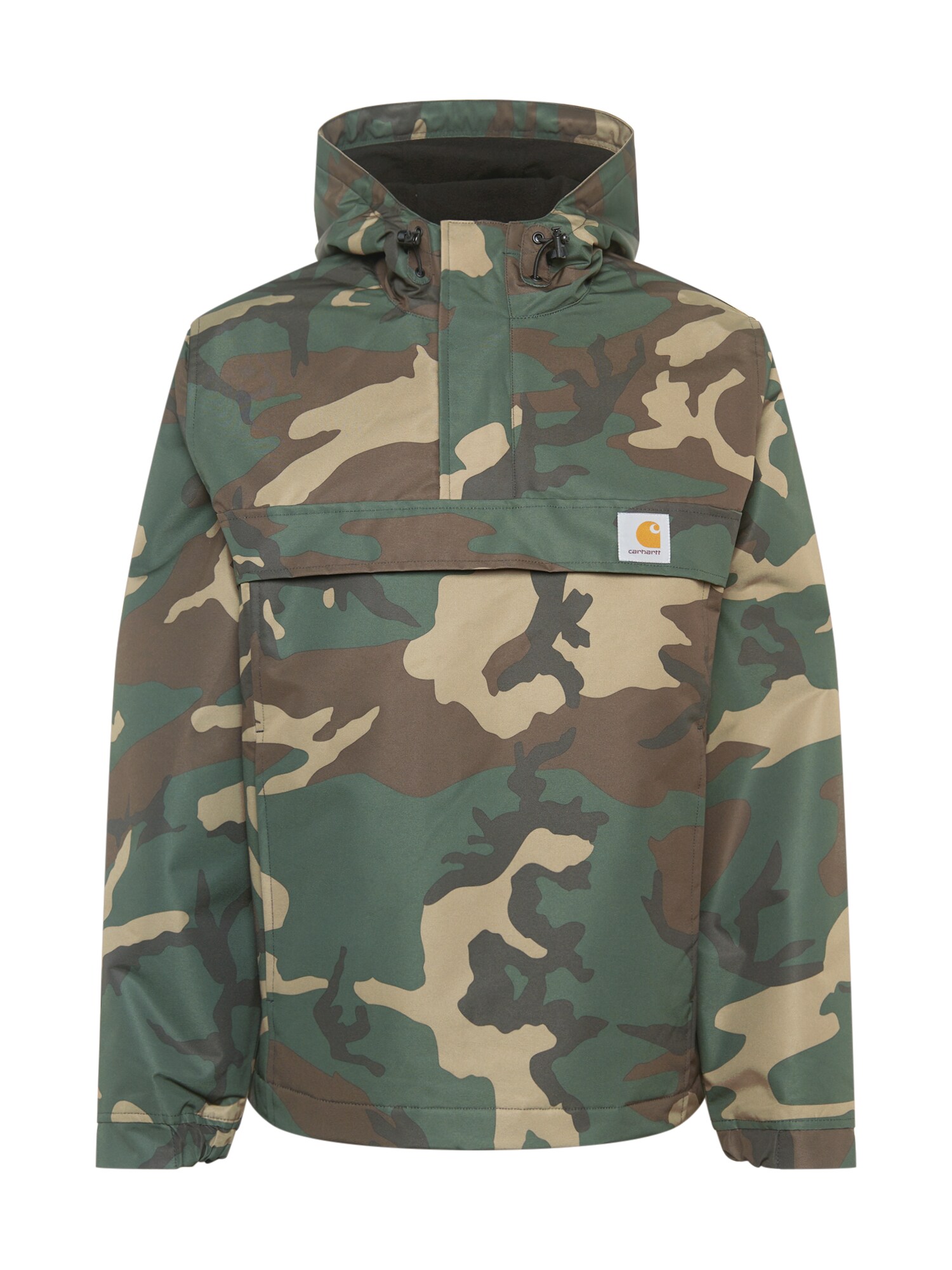 Carhartt WIP Funkcinė striukė  'Nimbus'  alyvuogių spalva / žalia / rusvai žalia