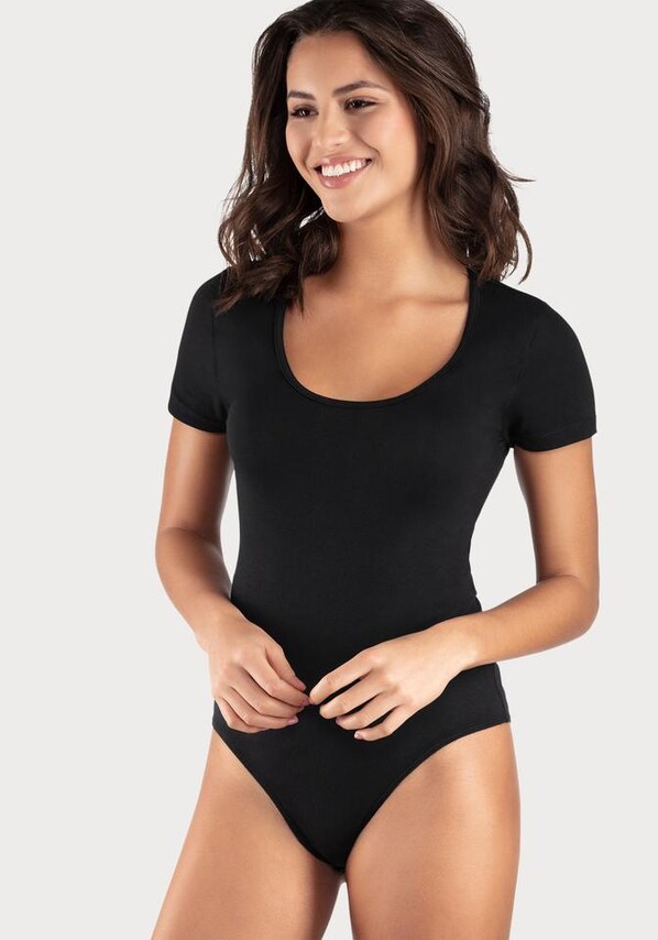 VIVANCE, Rövid body, fekete & fehér, 5 kép a 8 közül
