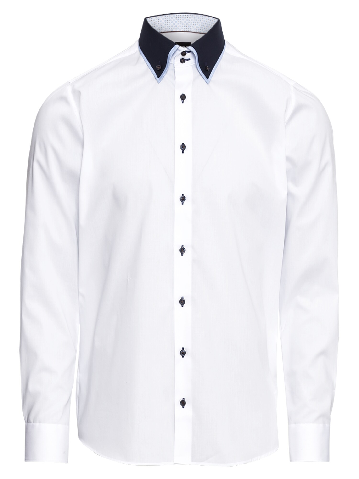 Olymp Heren Zakelijk Overhemd Level 5 City Uni Wit olymp kopen in de aanbieding