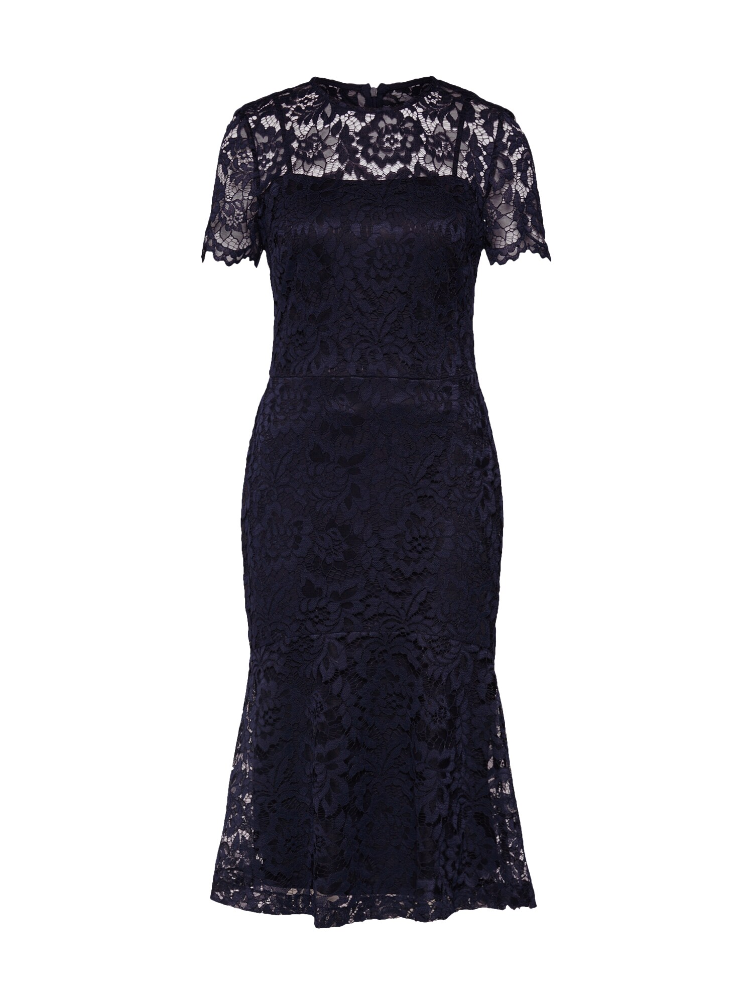 Lauren Ralph Lauren Kokteilinė suknelė 'LOKI-SHORT SLEEVE-DAY DRESS'  tamsiai mėlyna