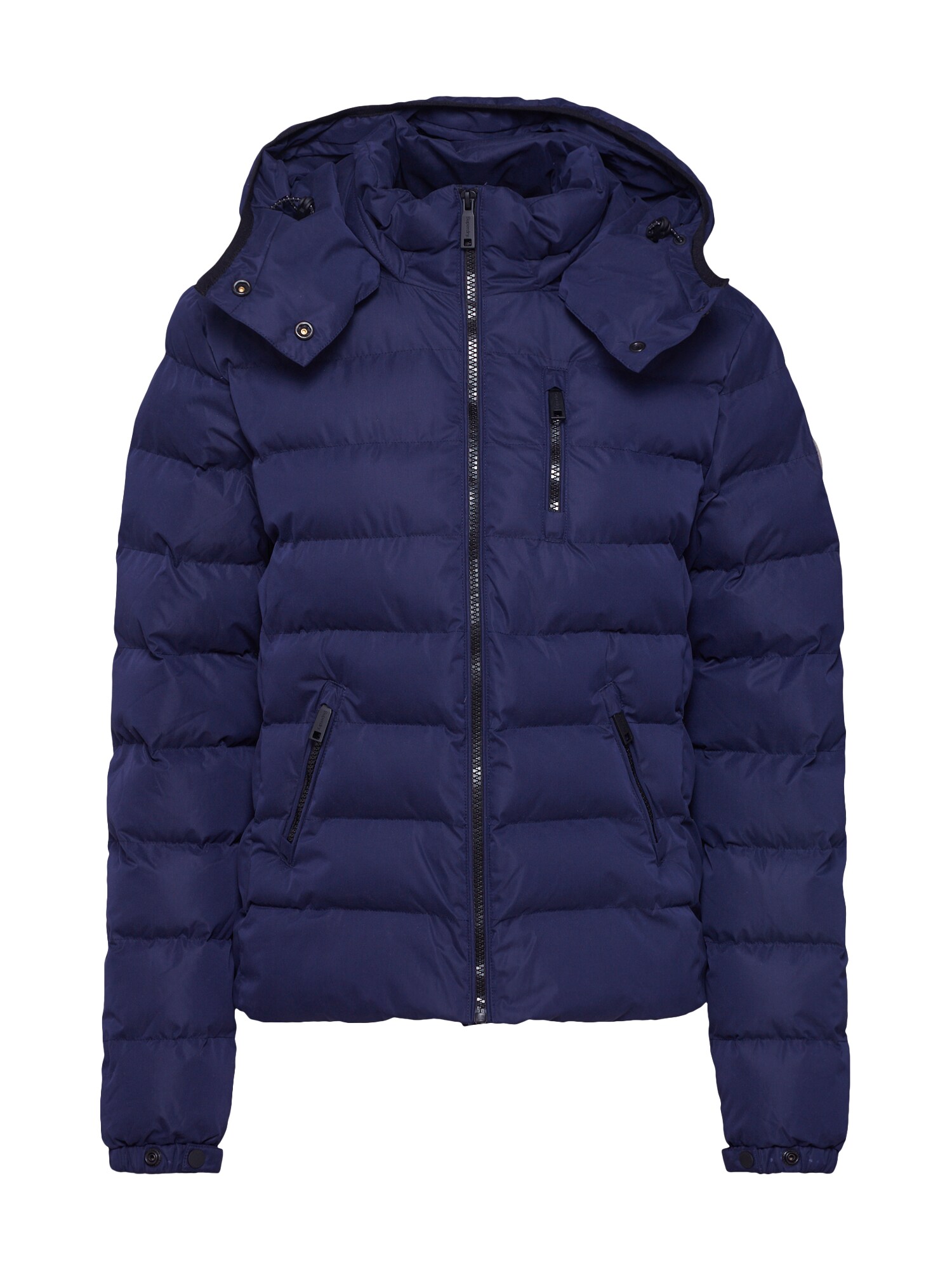 Superdry Demisezoninė striukė 'SUMMER MICROFIBRE JACKET'  tamsiai mėlyna
